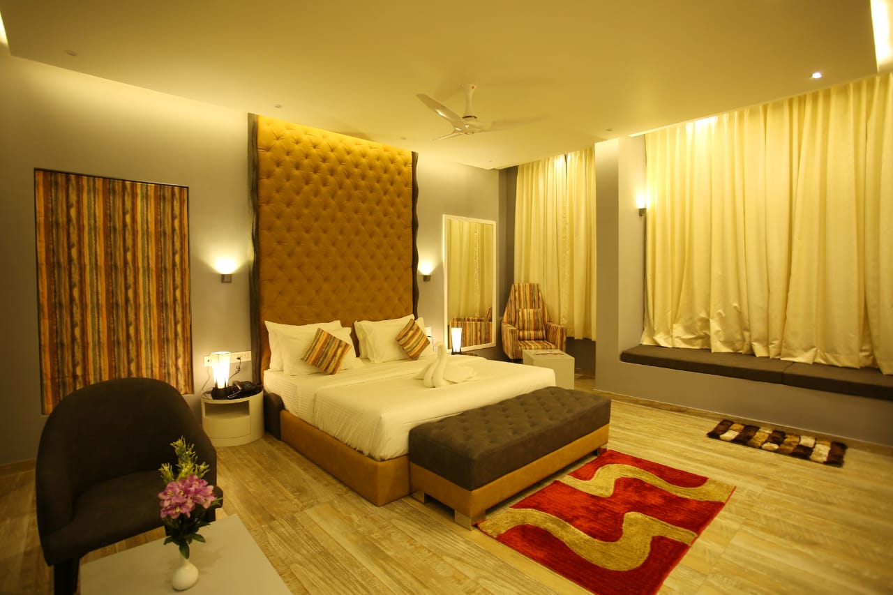 套房带阳台和空调