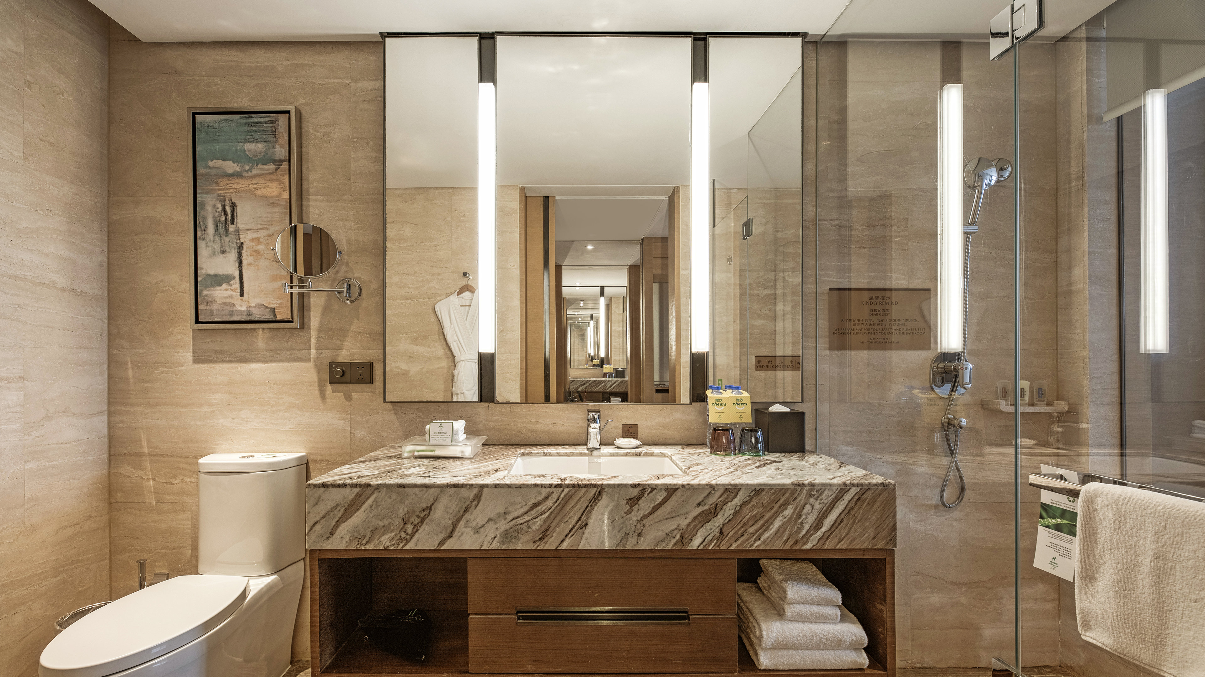 假日城市景观豪华双床房