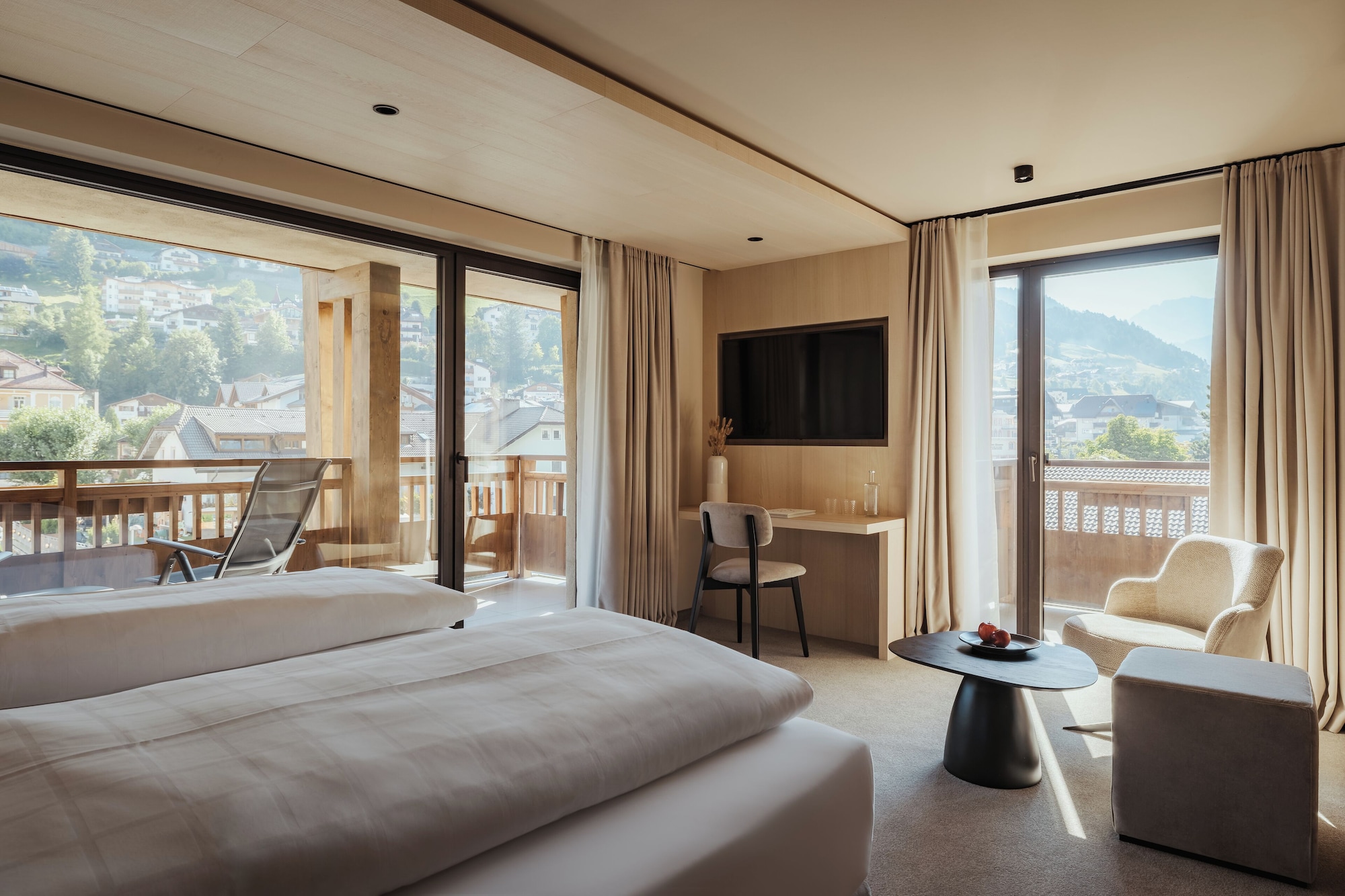 高级双人房，山景