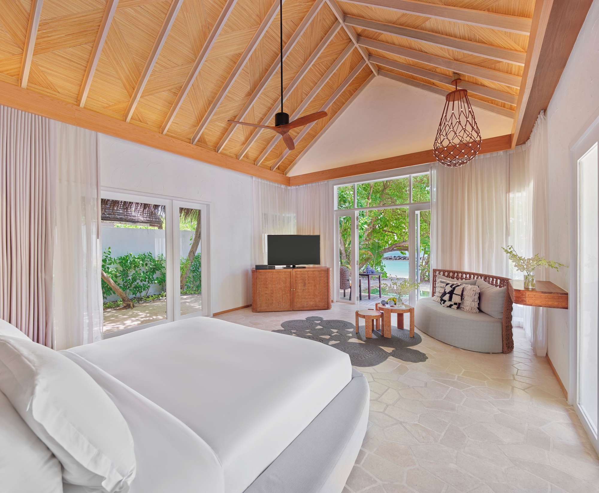 海滩日落别墅 - 带泳池