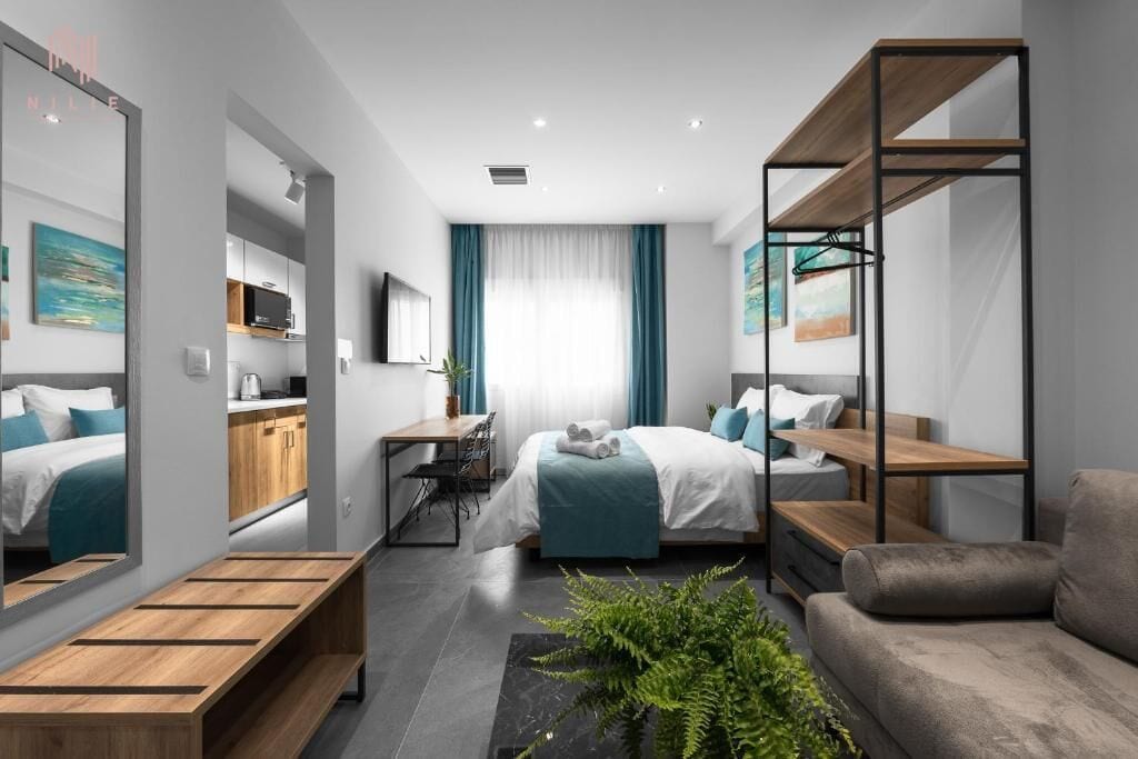 舒适开间， 城市景观