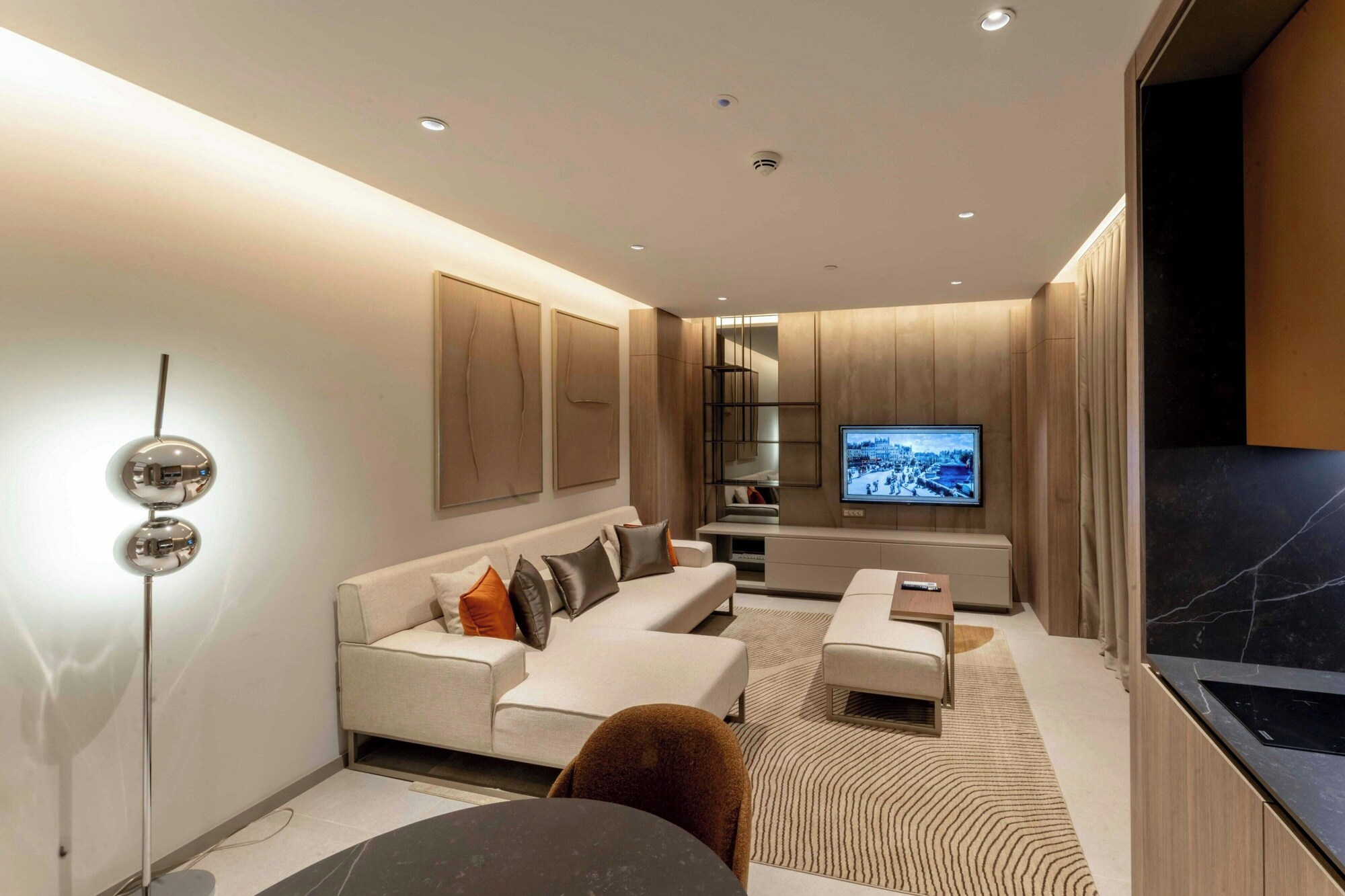 市景一卧室大床套房 - 带梳化床