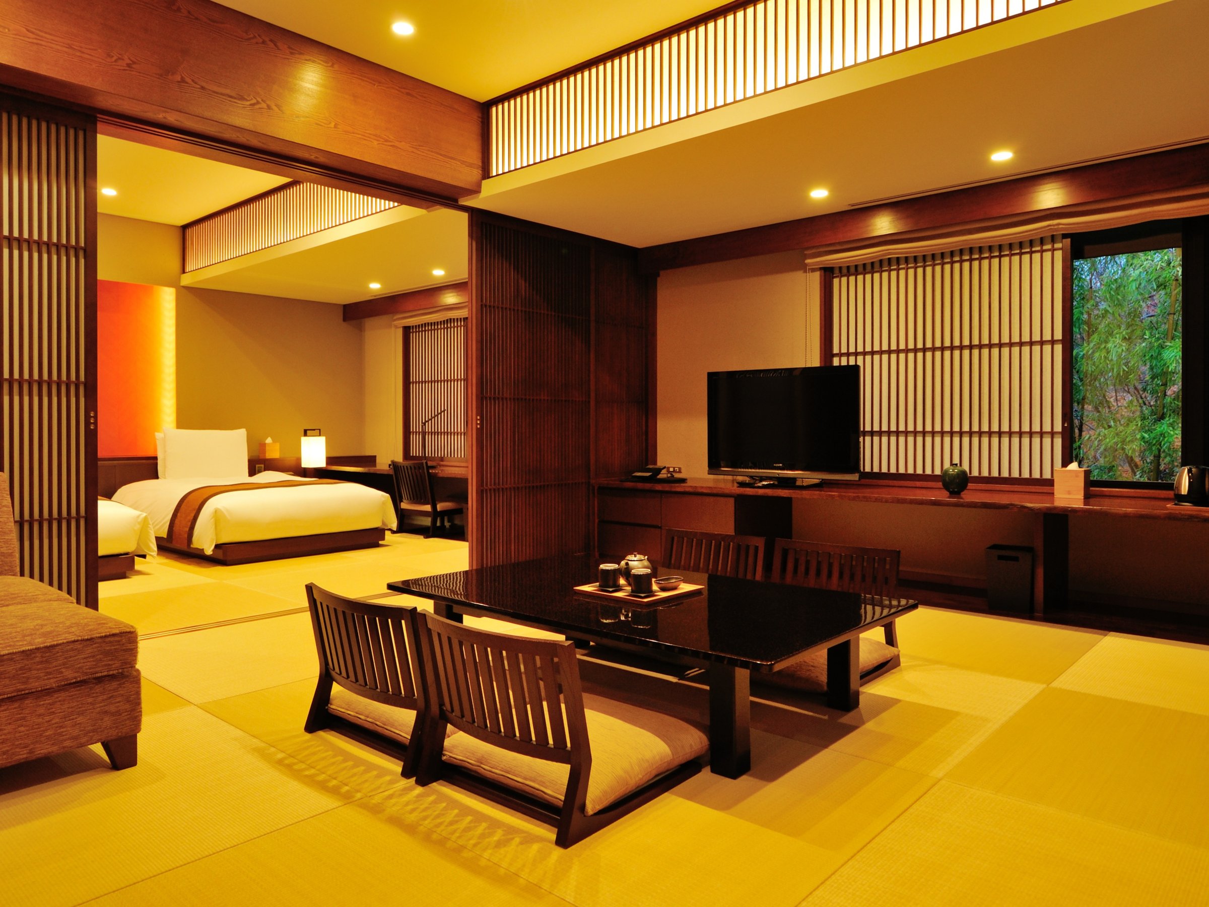 带浴室的和洋式套房