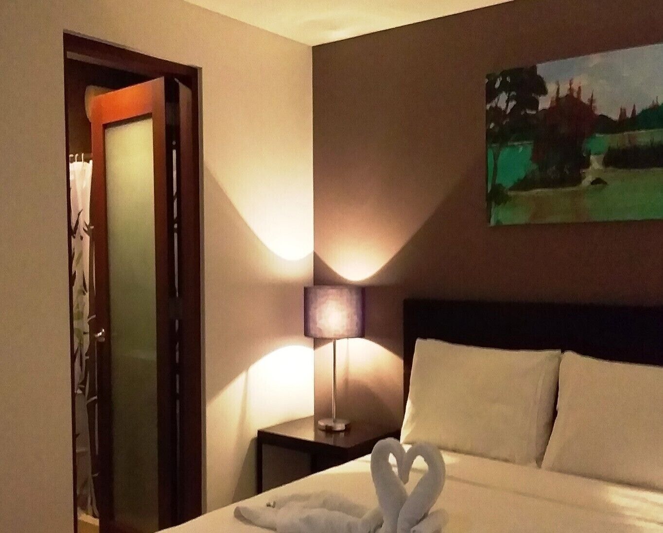 高级双人房1 间卧室， 海洋景观