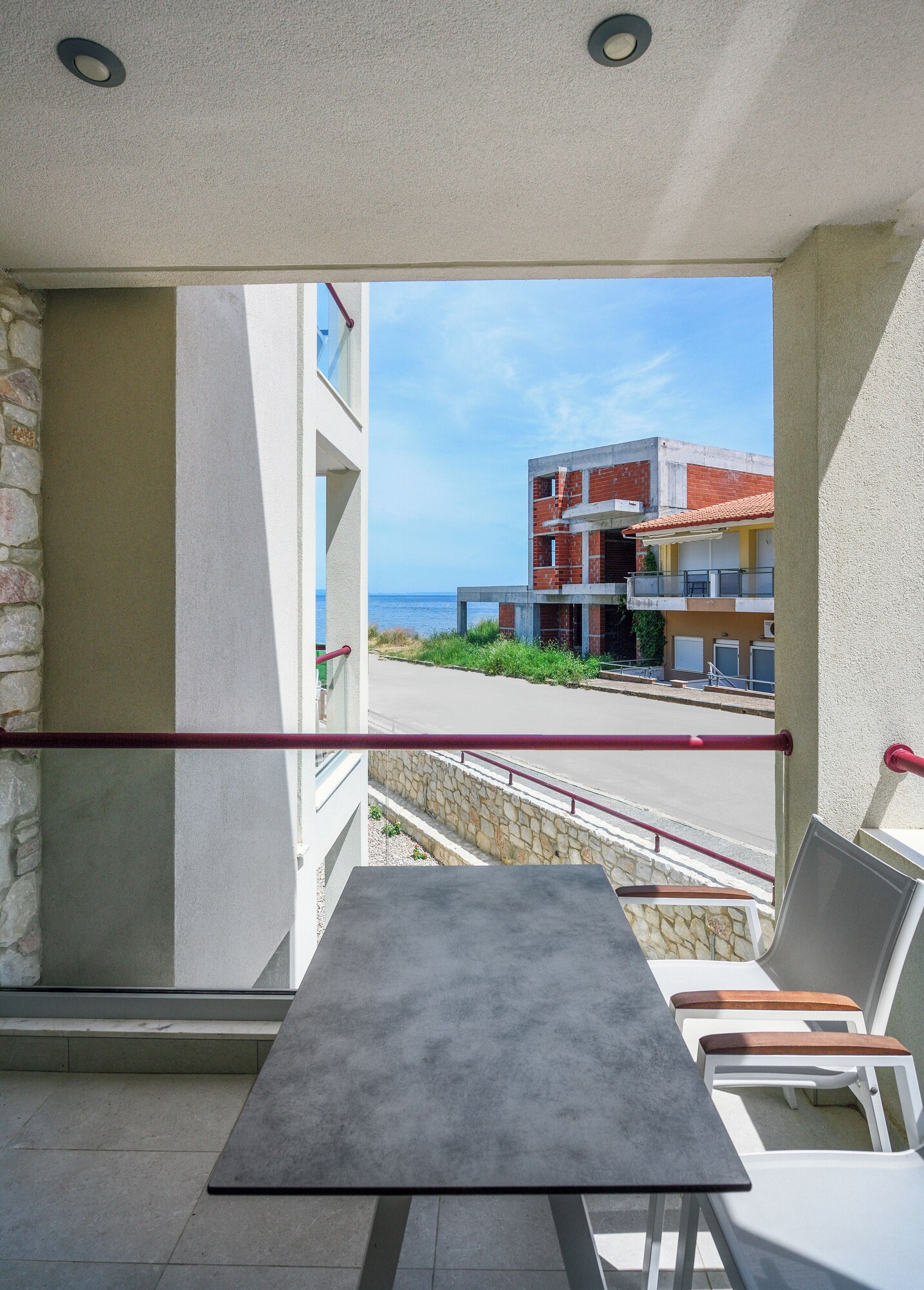 侧面海景豪华双人间 - 带阳台