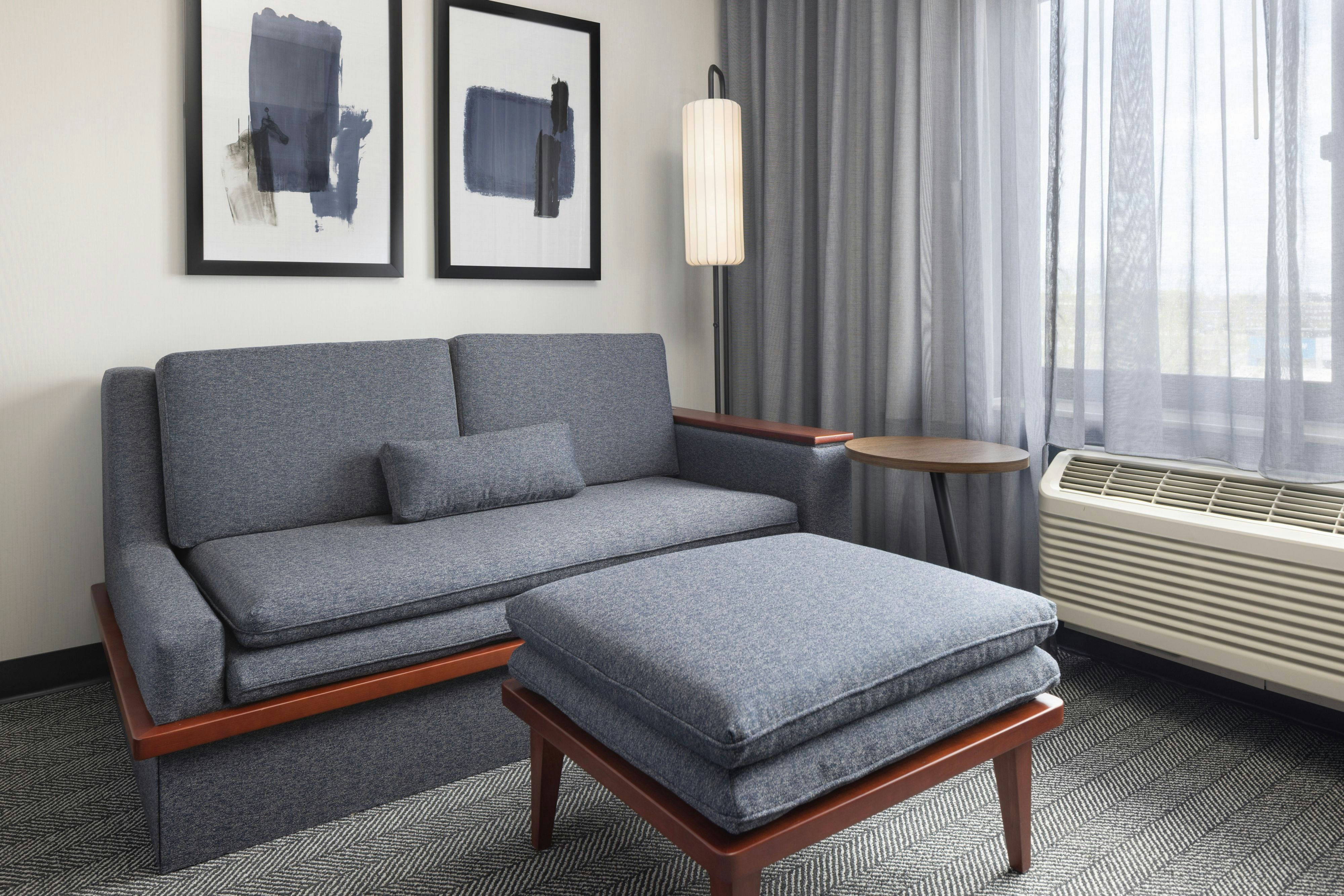 豪华特大床房带梳化床