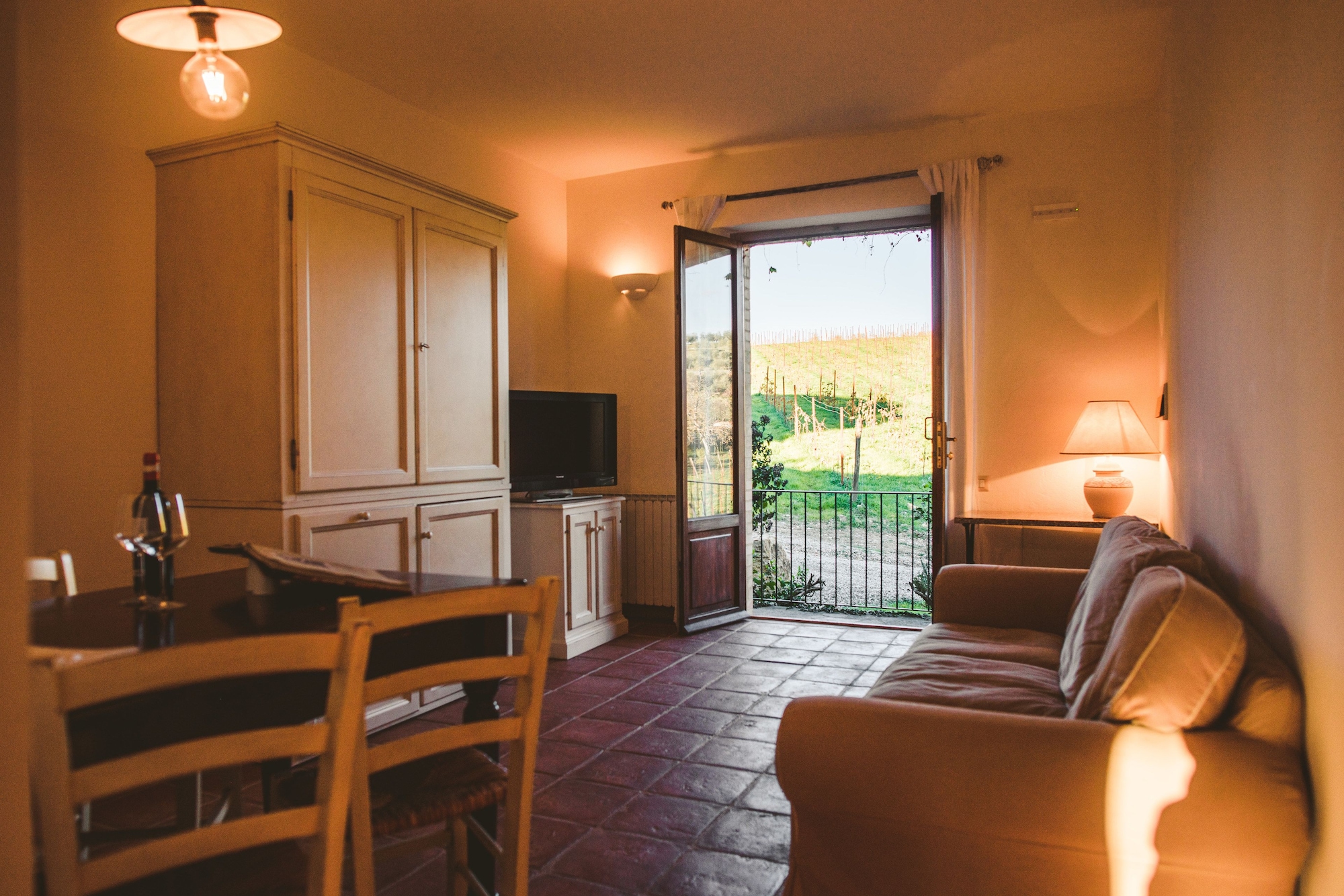 套房， 2 间卧室， 葡萄庄园景观