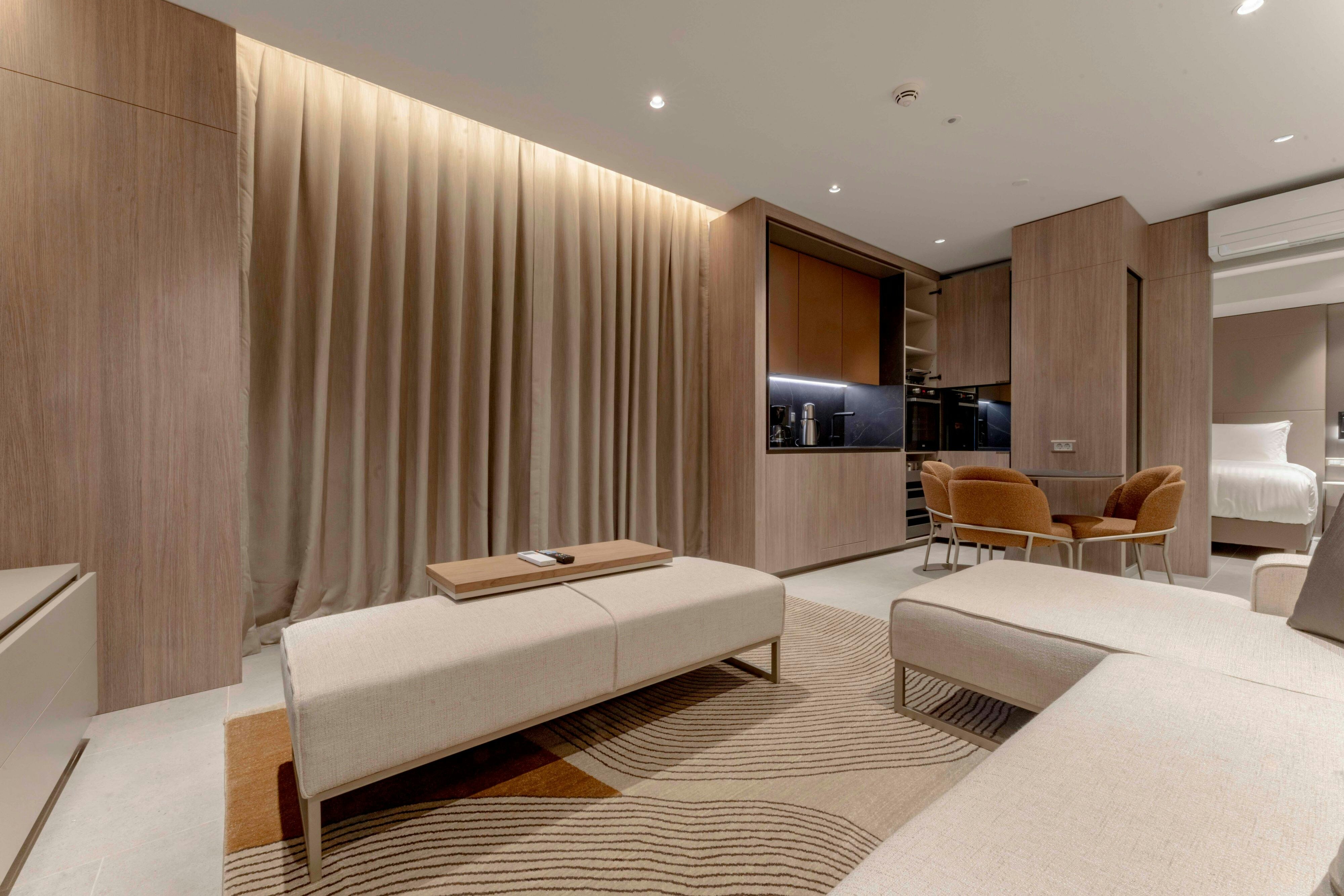 市景一卧室大床套房 - 带梳化床