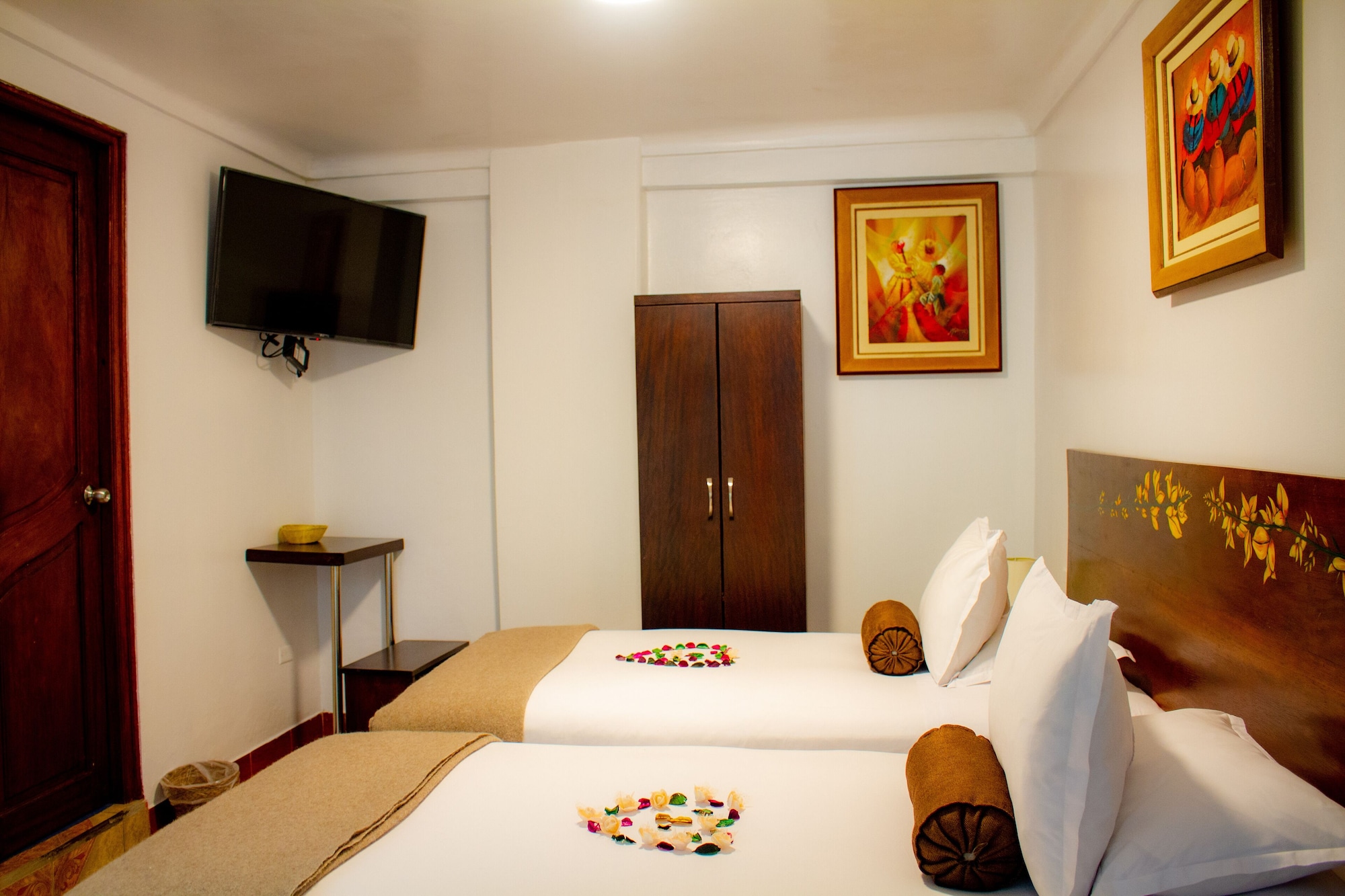 高级双人房， 2 张单人床