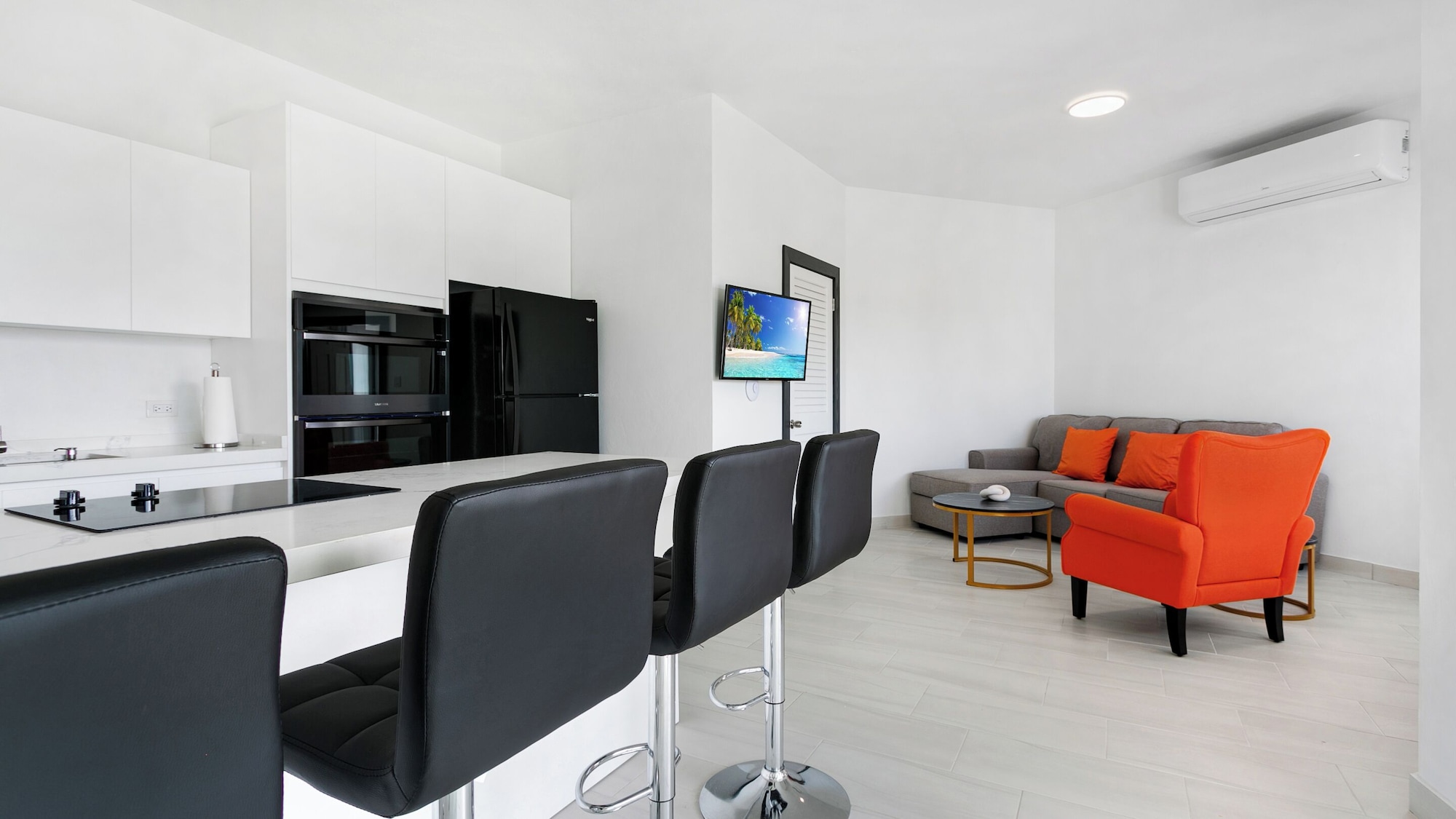 豪华部分海景套房 - 带庭院