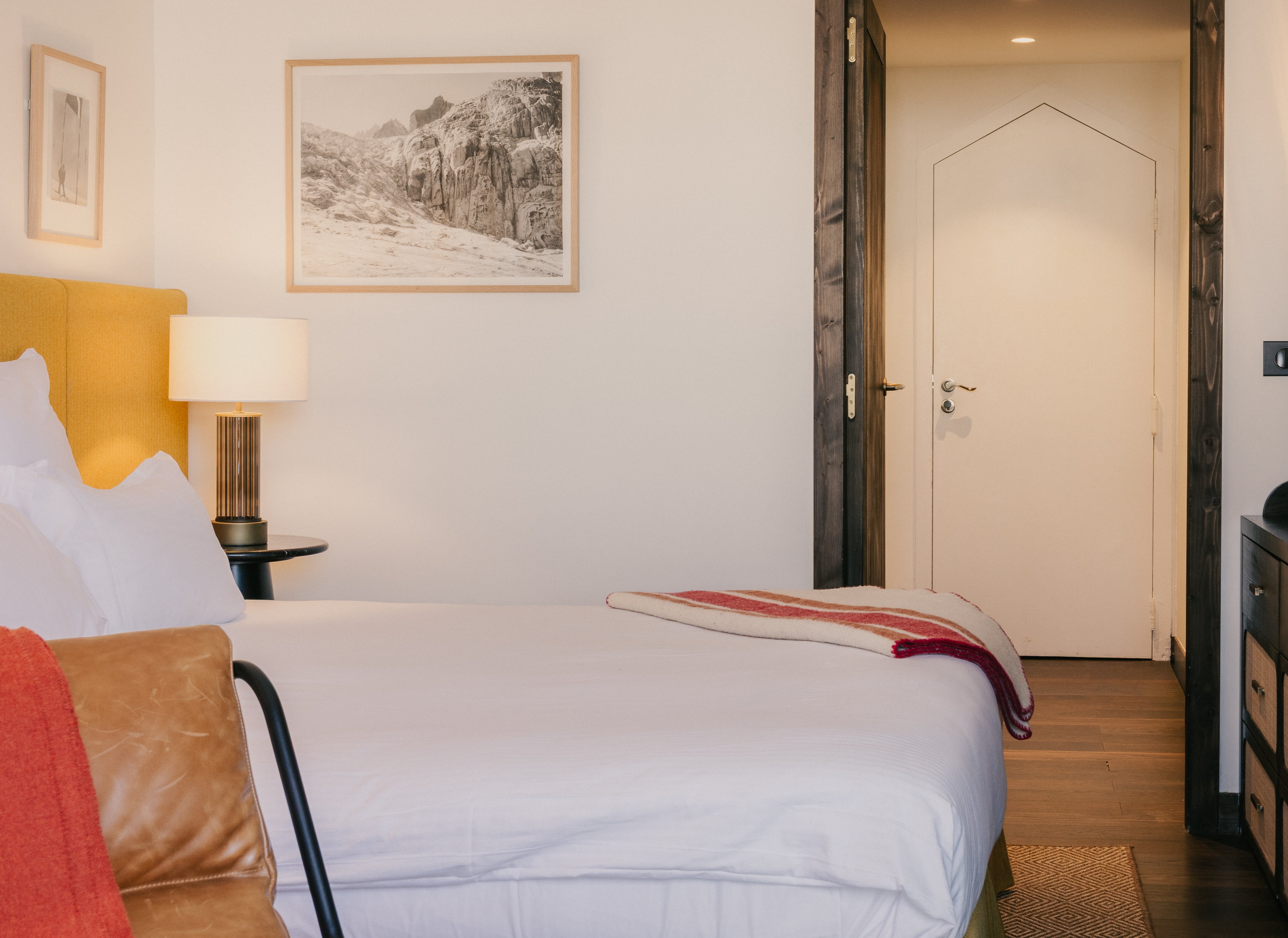 滑雪场景舒适客房