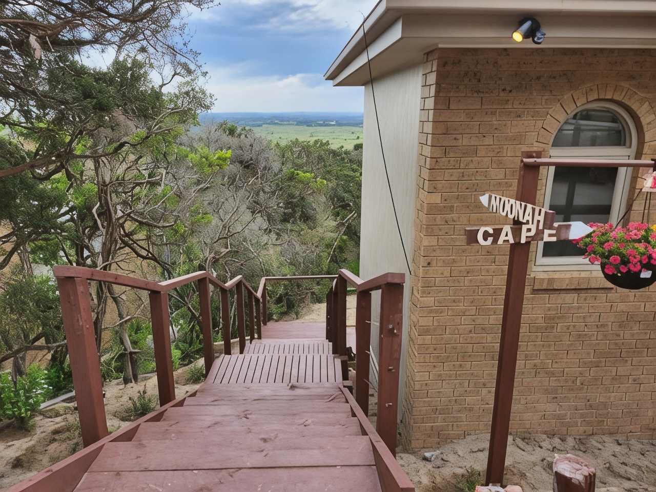 带海景的双人房