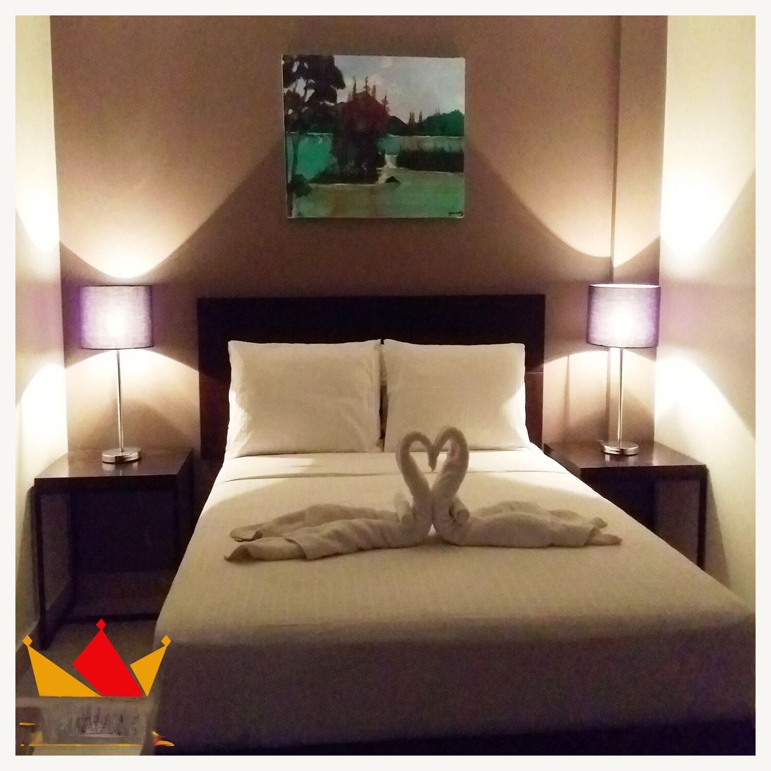 高级双人房1 间卧室， 海洋景观