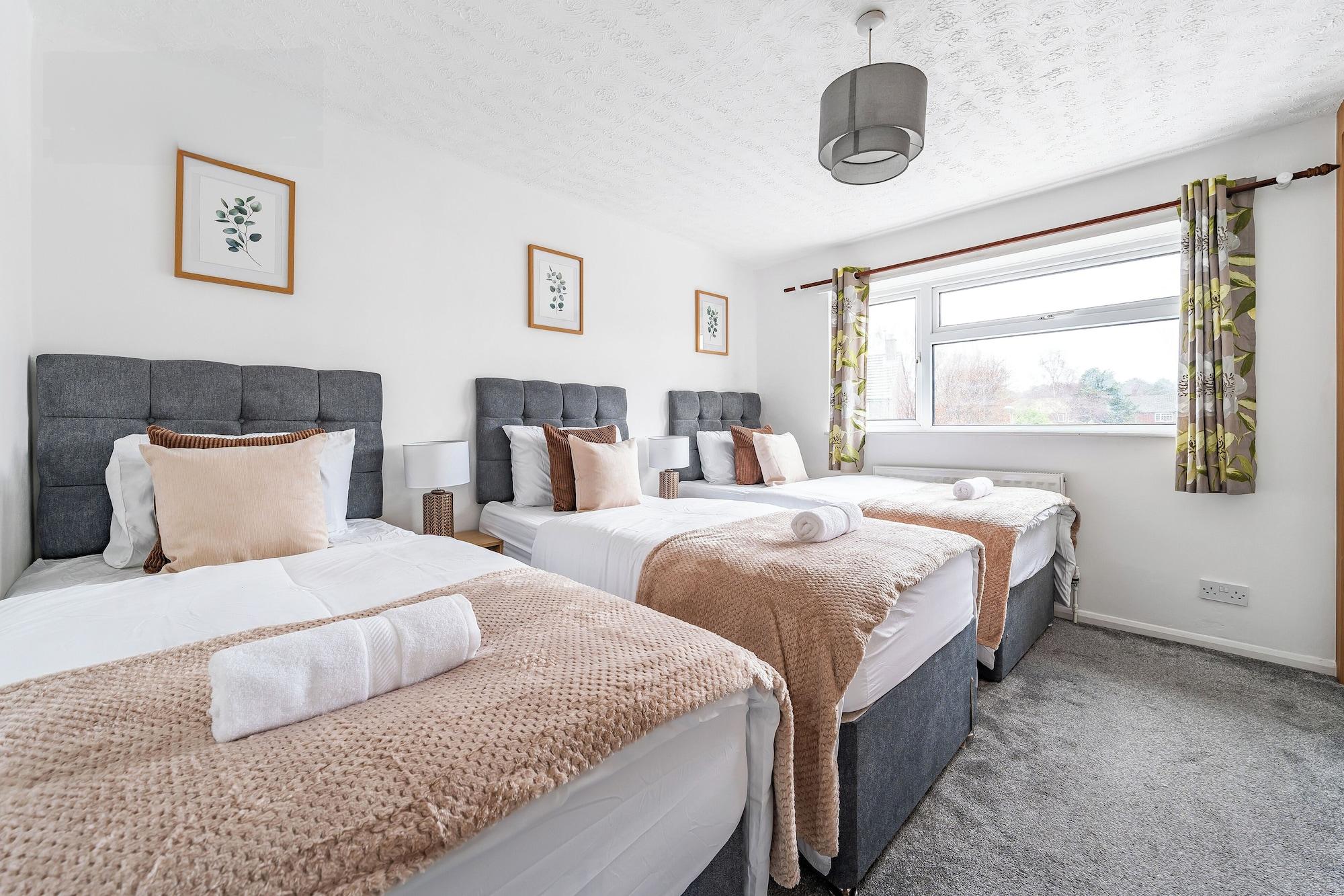 优质小屋，三卧室，庭院