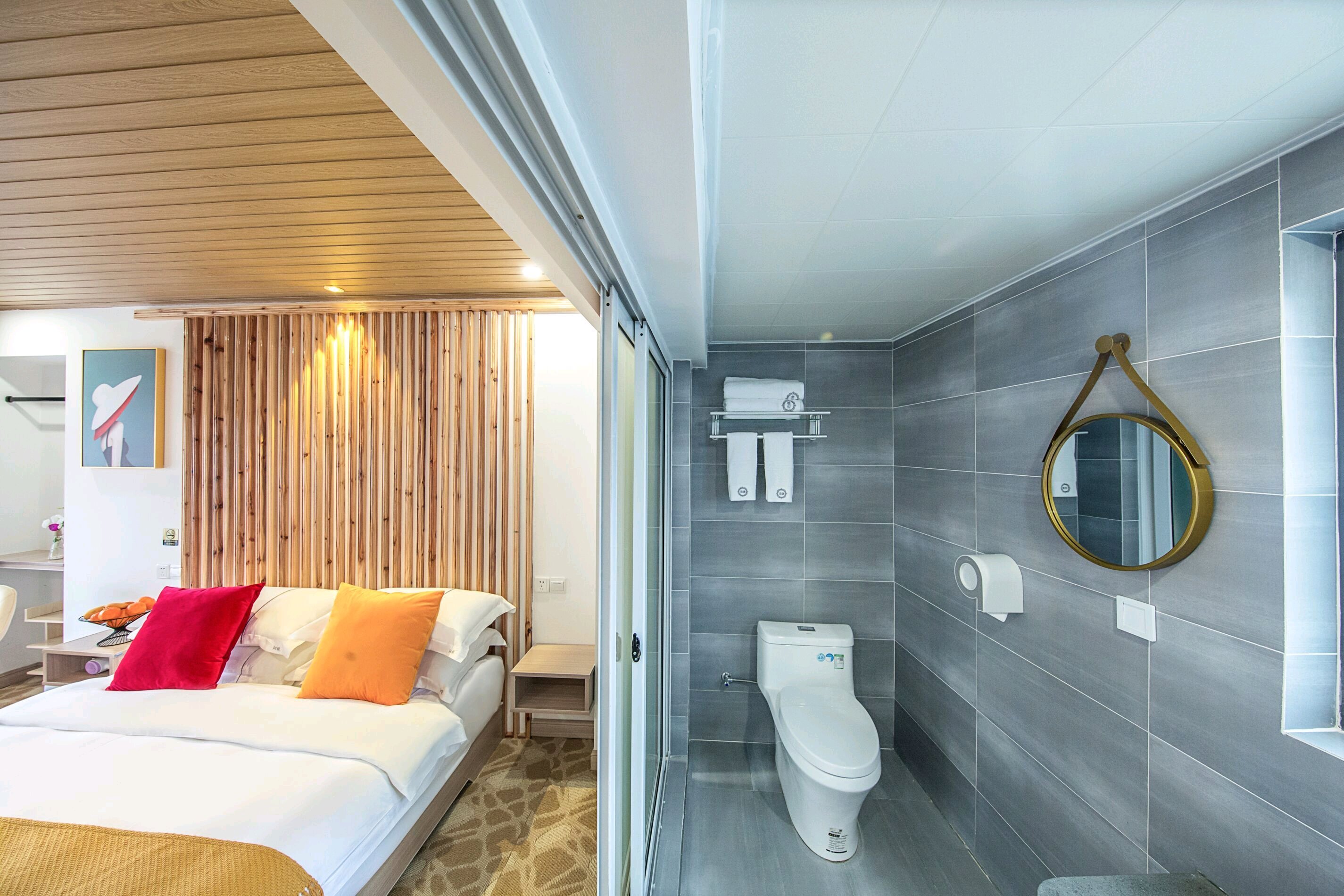 Yilan Xiao Zhu Cozy Double Bed Room