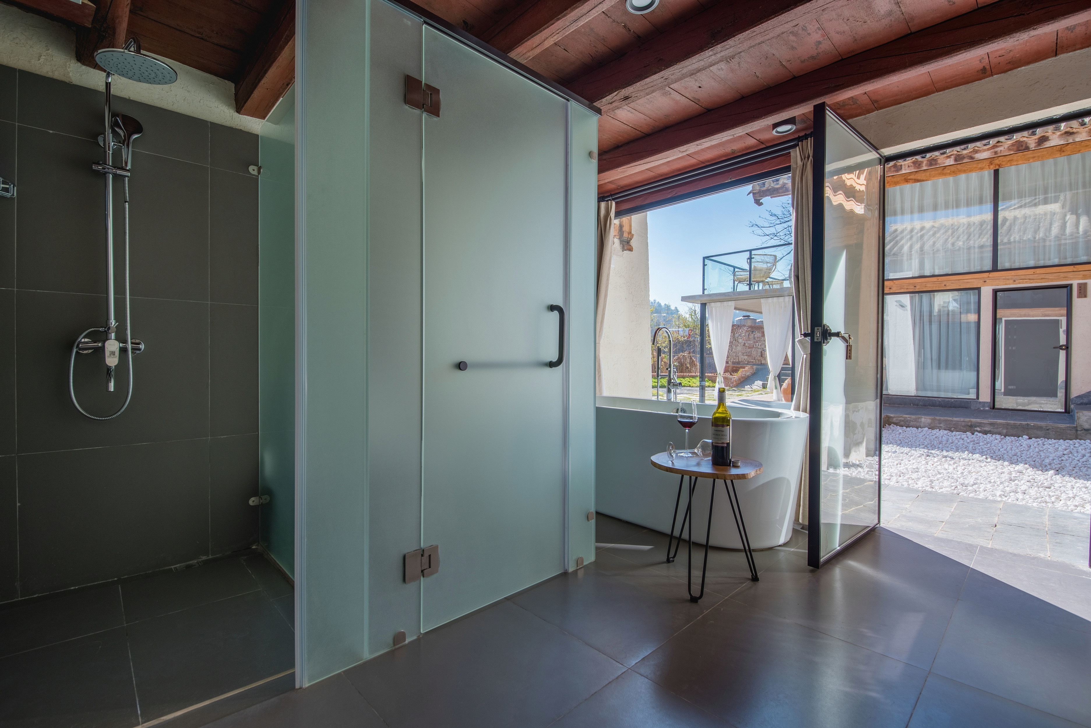 观日落大露台复式套房