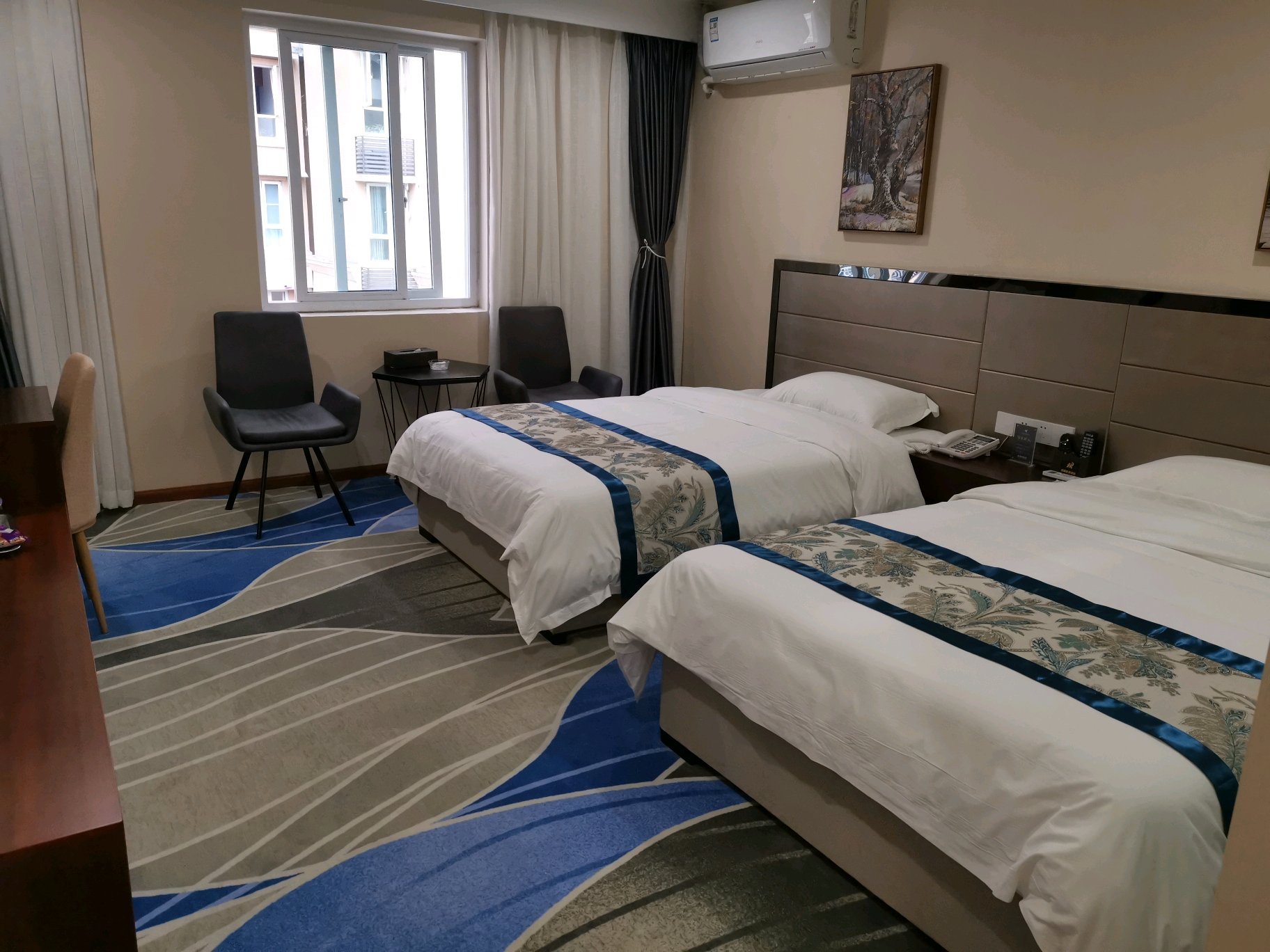 Zigong Hengrui Express Hotel (Zigong Vocational College Branch) Deluxe Room (2 beds)