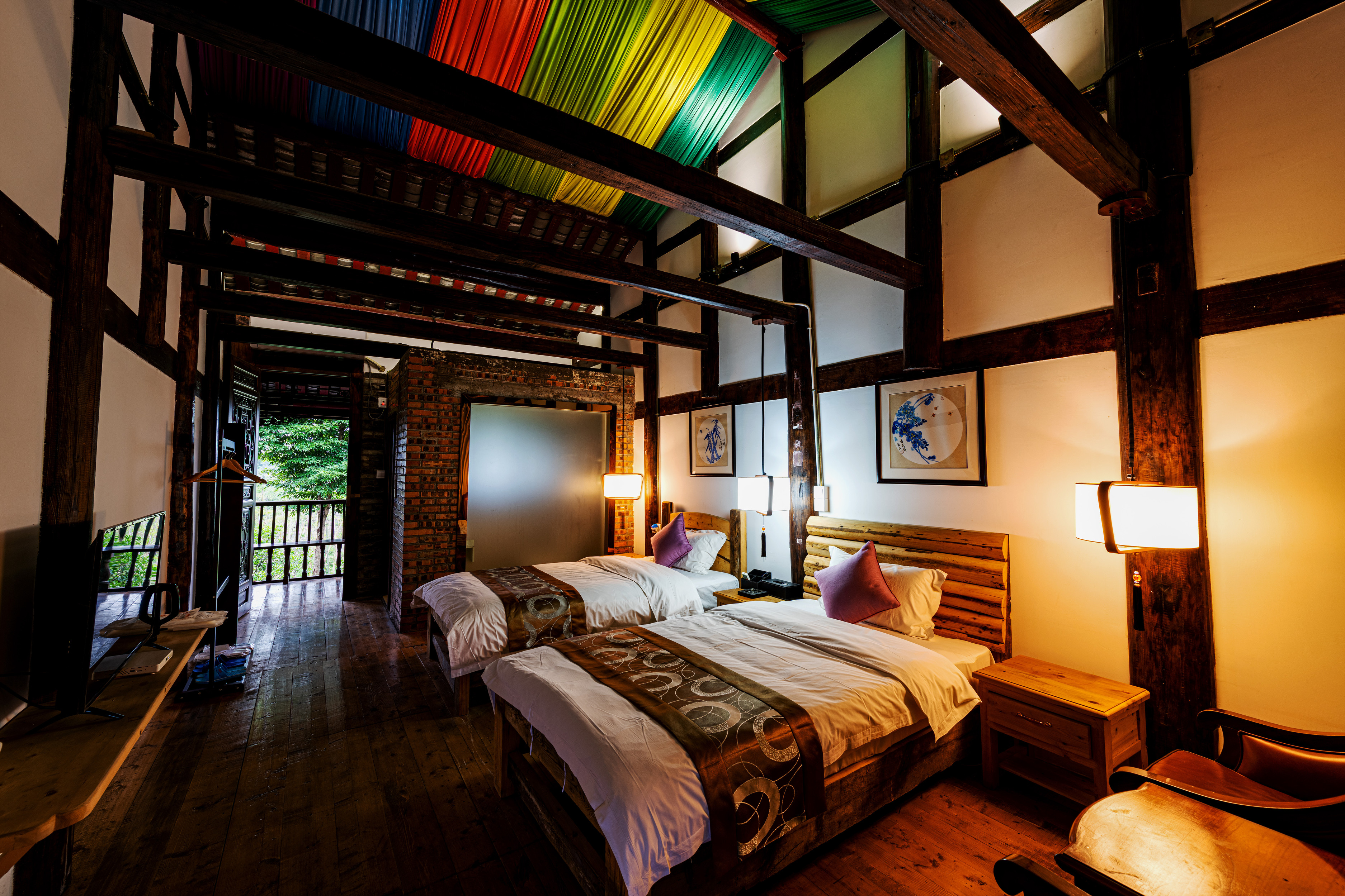 Fog tea manor inn Tea Charm Twin Room