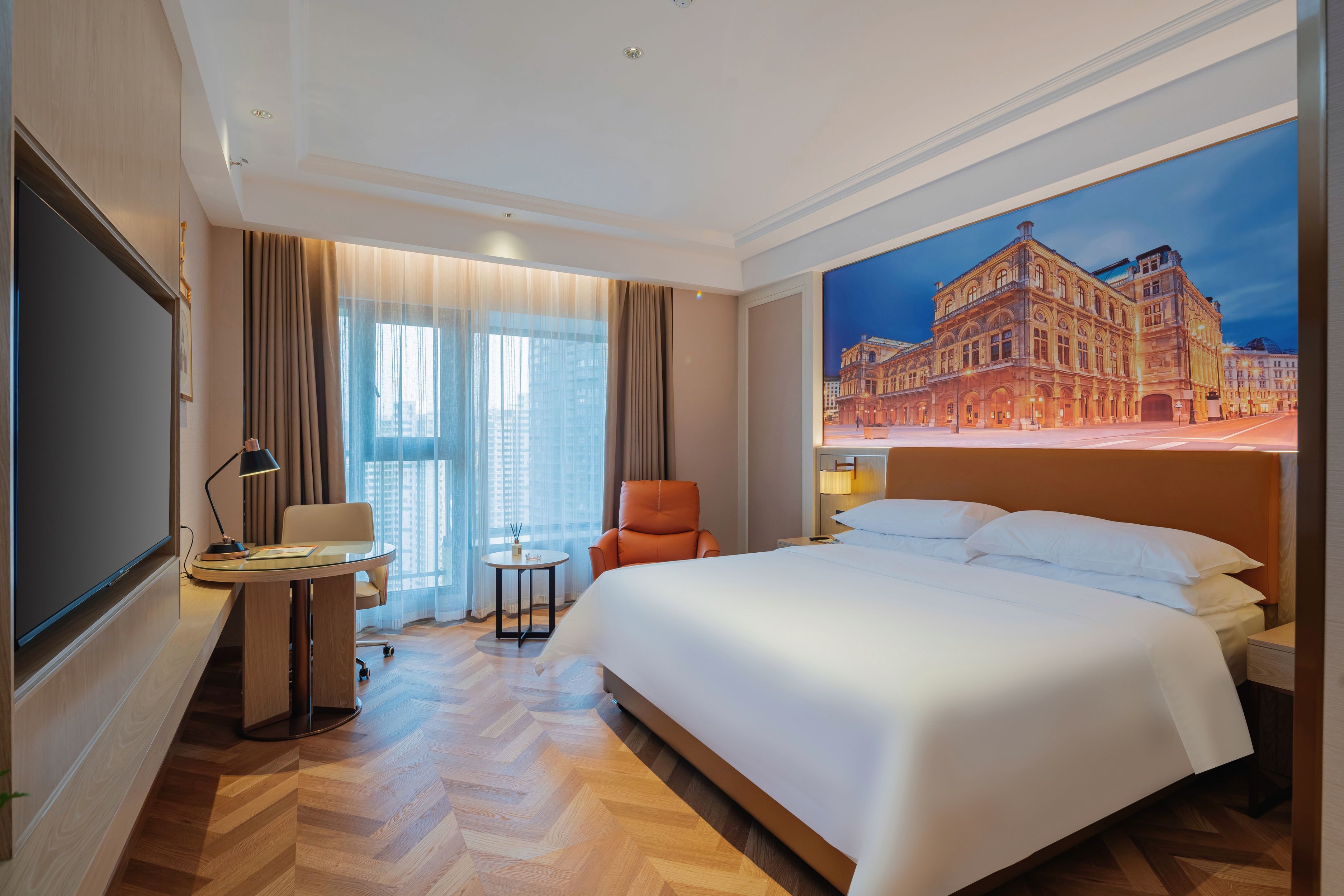 豪华套房（语音客控+独立客厅+小冰箱+定制茶具）