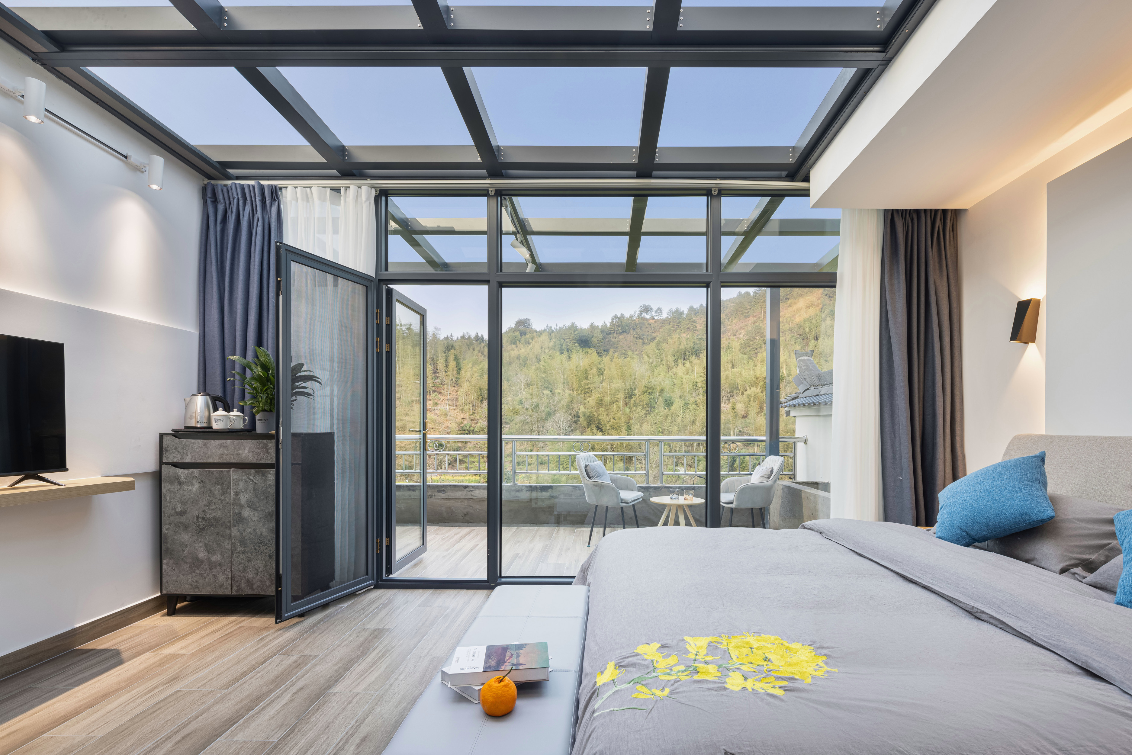 Shang Yue Starry Sky Double Bed Room With 270 ° View, Scenic Terrace, Starry Sky Canopy