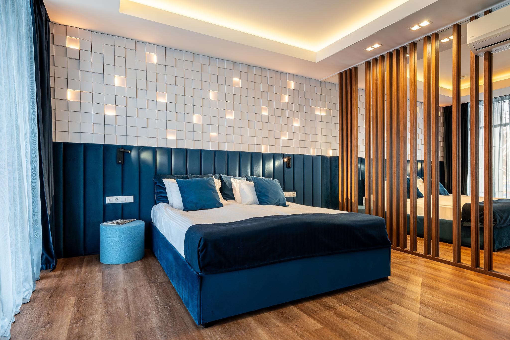 带1张双人床的2房套房