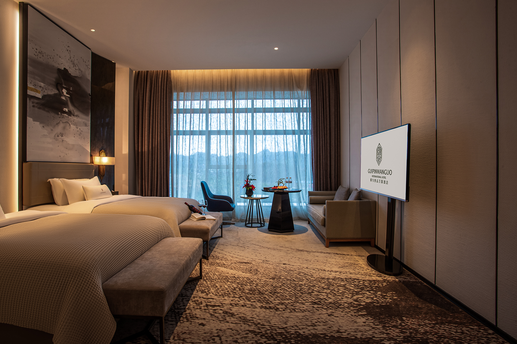 贵品?豪华双床房