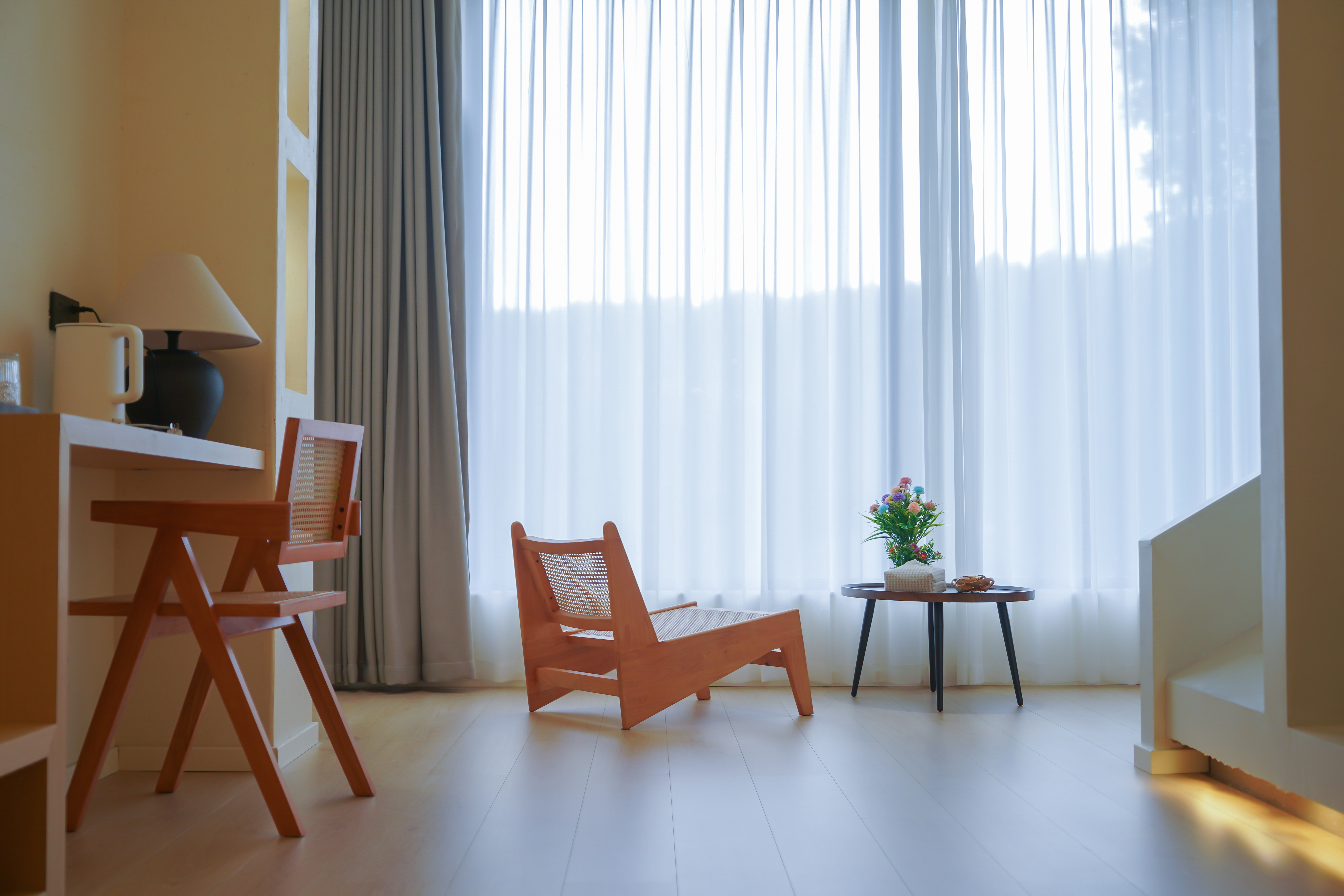 Bifengxia Lanshan Designer Homestay Muyang Cozy Cinema Family Room