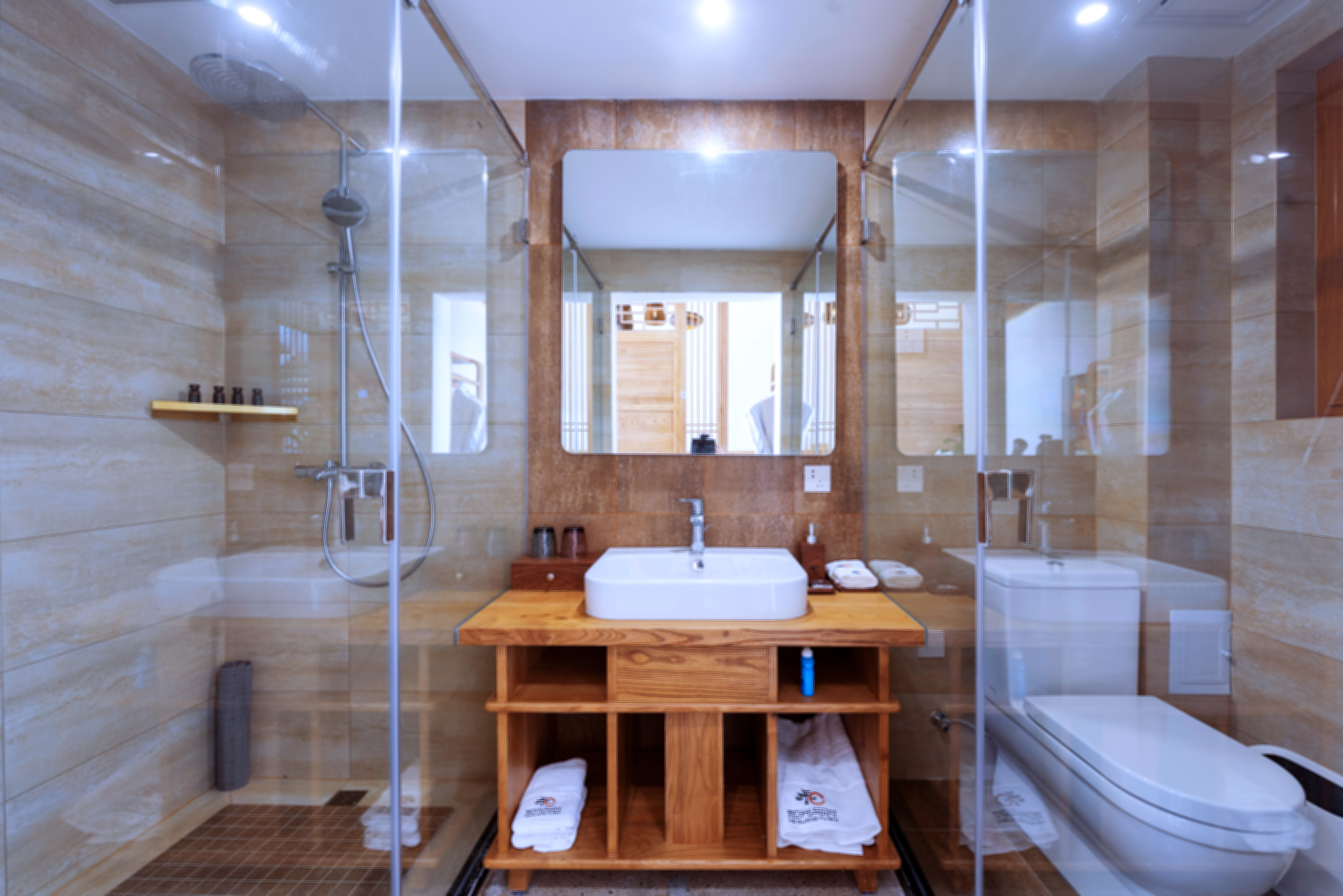 運時·悦享無憂雙床房「榻榻米·金可兒舒睡床墊·恆温花灑·原木傢俱」