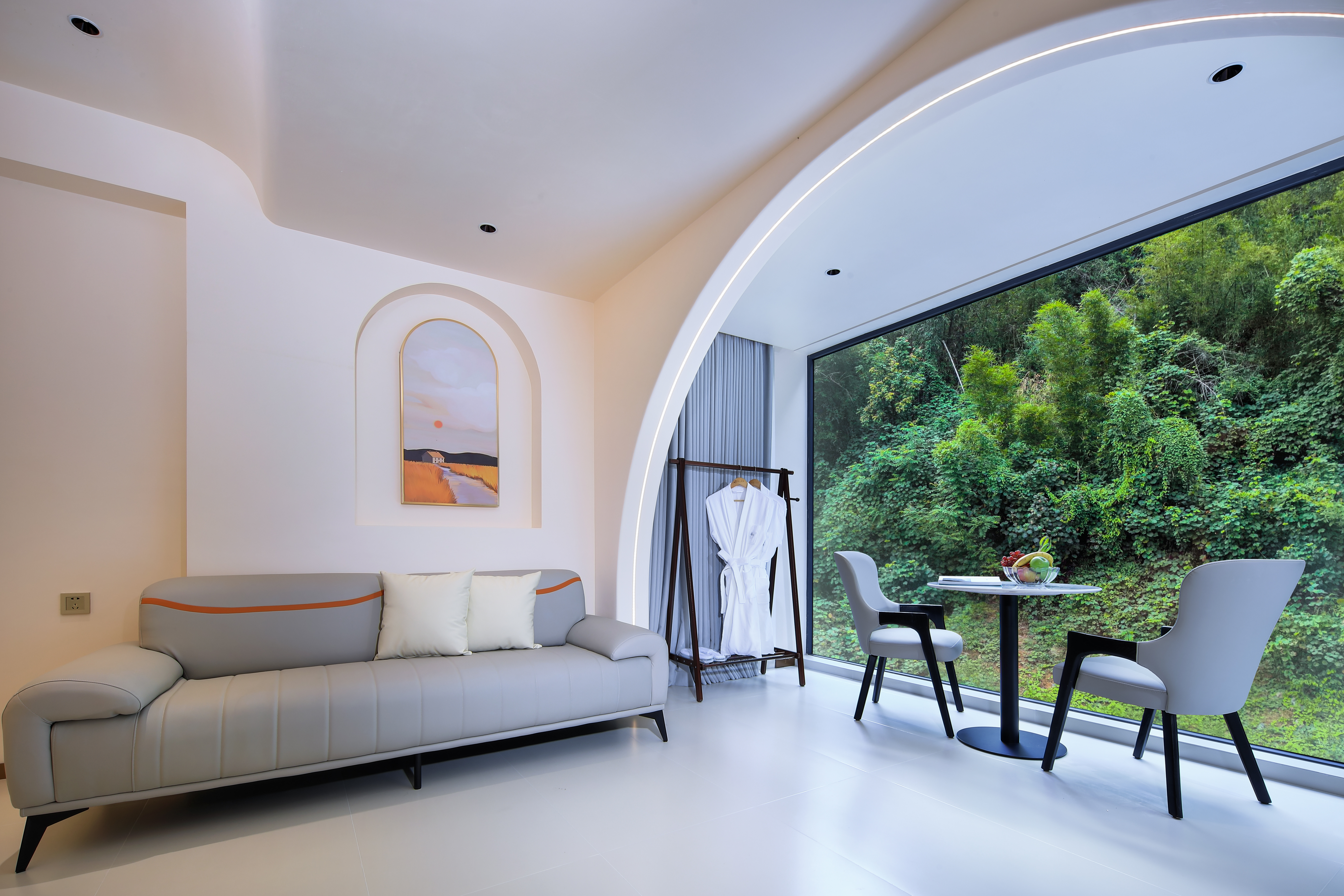 A栋·流晖·山色大床房丨小度语音智控丨泡澡观山景