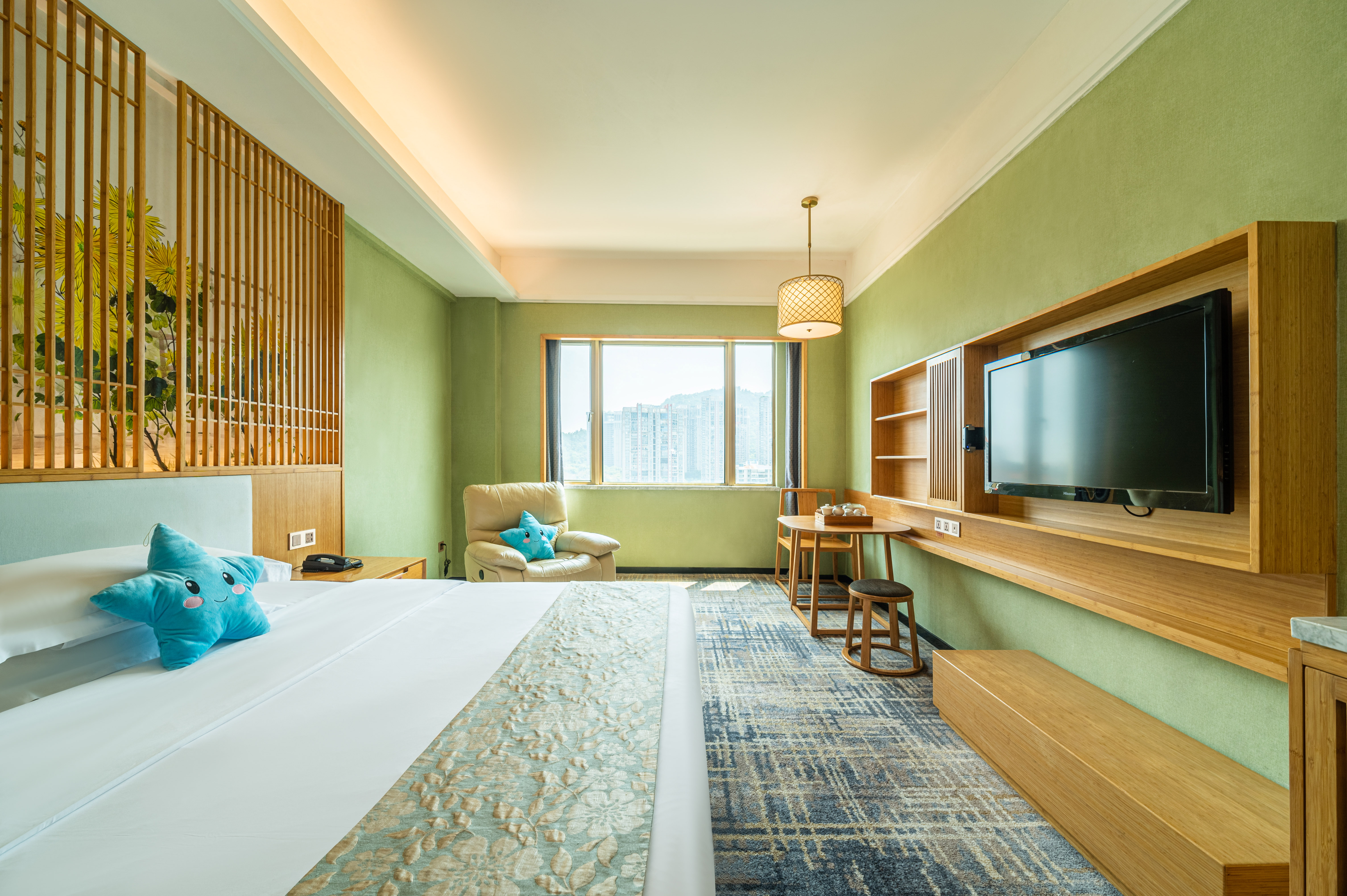 Meiyuan Hotel豪华瑞竹大床房