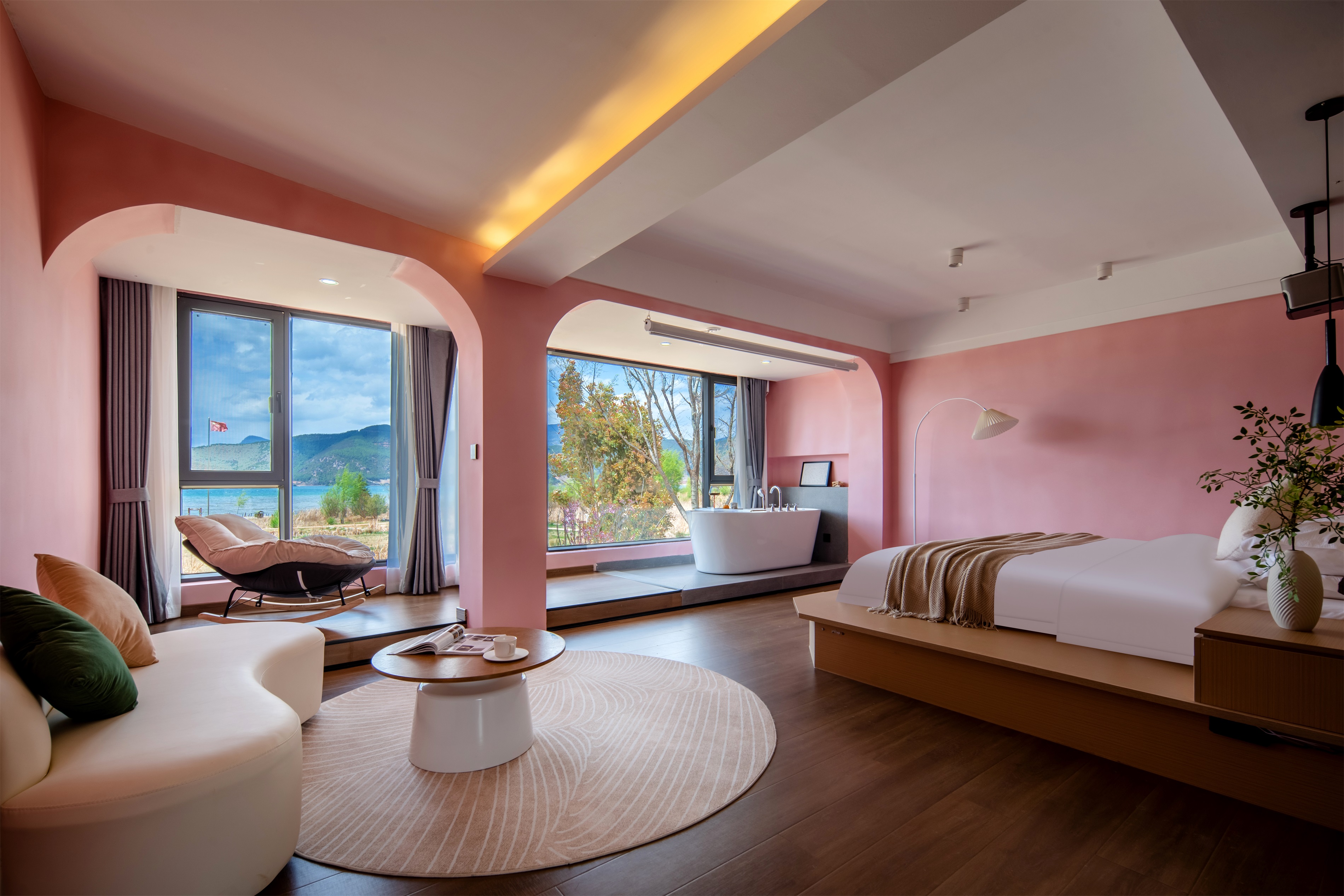 Du Feng Ji · Lake-View Tatami Double Bed Room