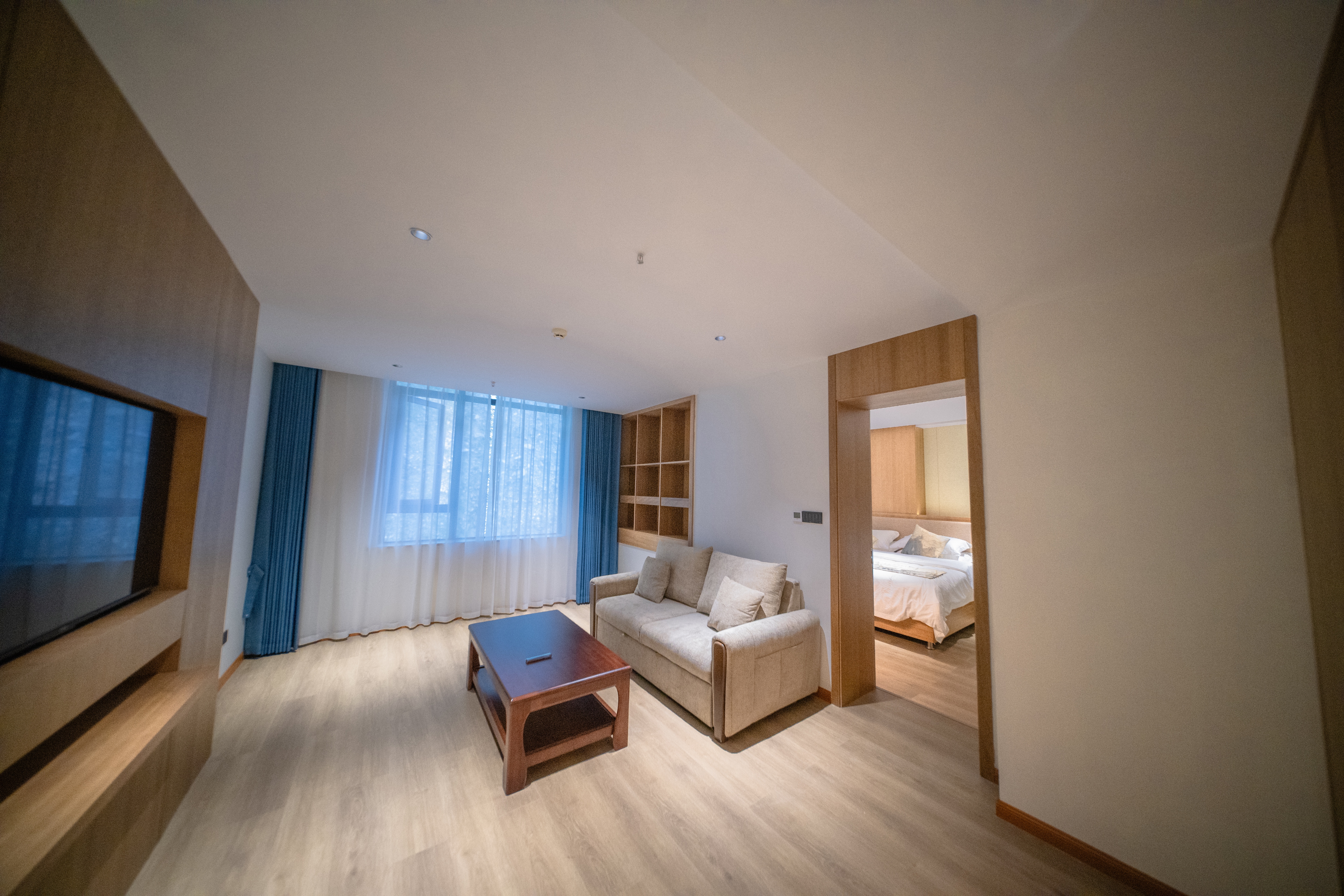 雅致套房（大床+大浴缸+摺叠两用梳化床）