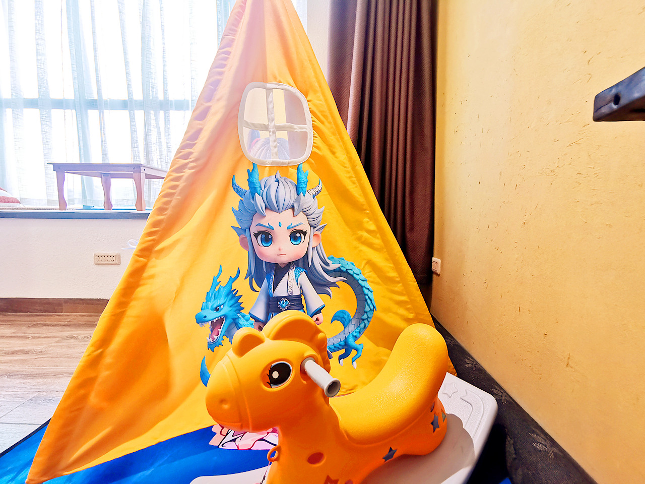 阖家欢乐||奢华大床房+极米投影仪+星空洞穴+小童帐篷