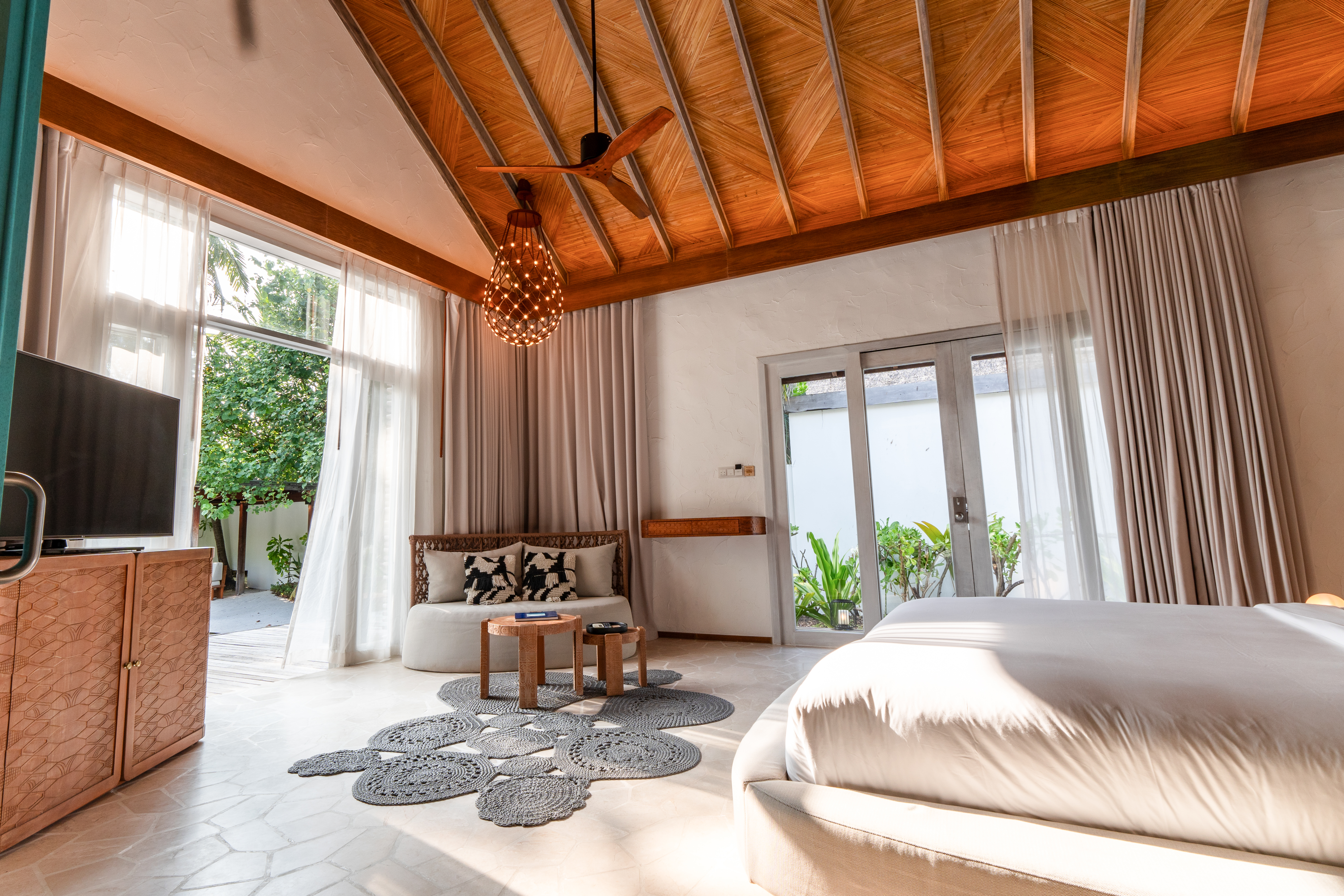 海滩日落三卧室别墅 - 带泳池