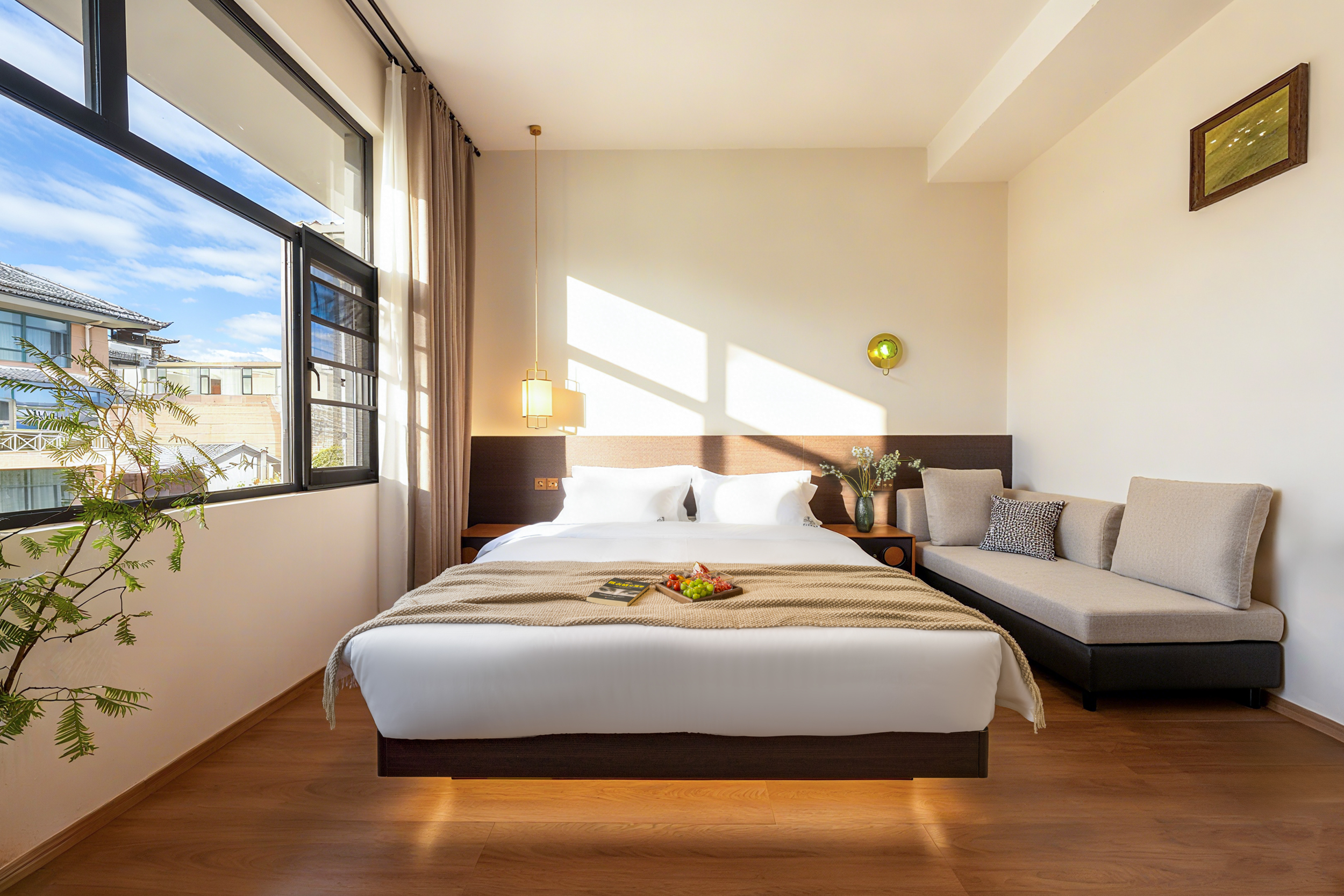 【伍福·舒适大床房】宽隅静眠|软褥眠安〉