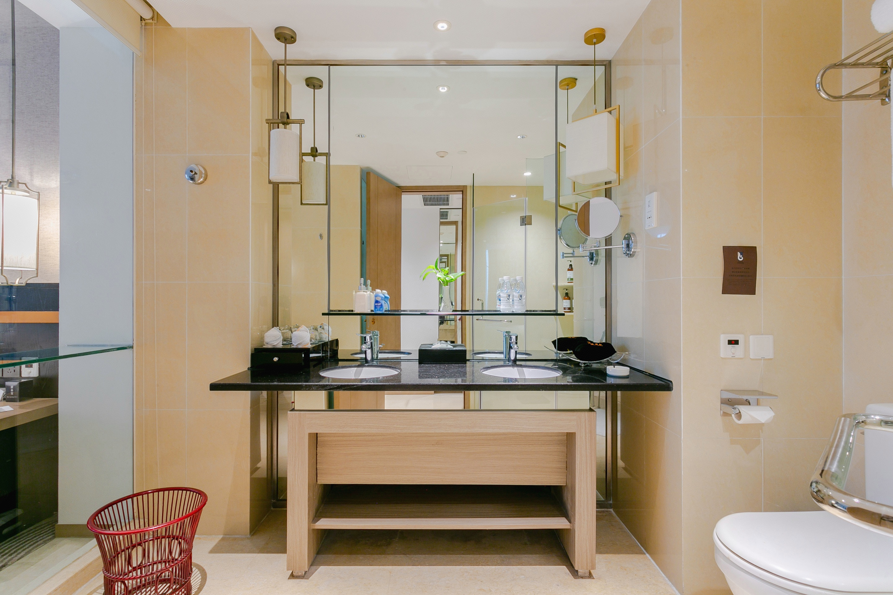 商务楼|商务双床房（电视投屏+护颈枕+德国高端衞浴）