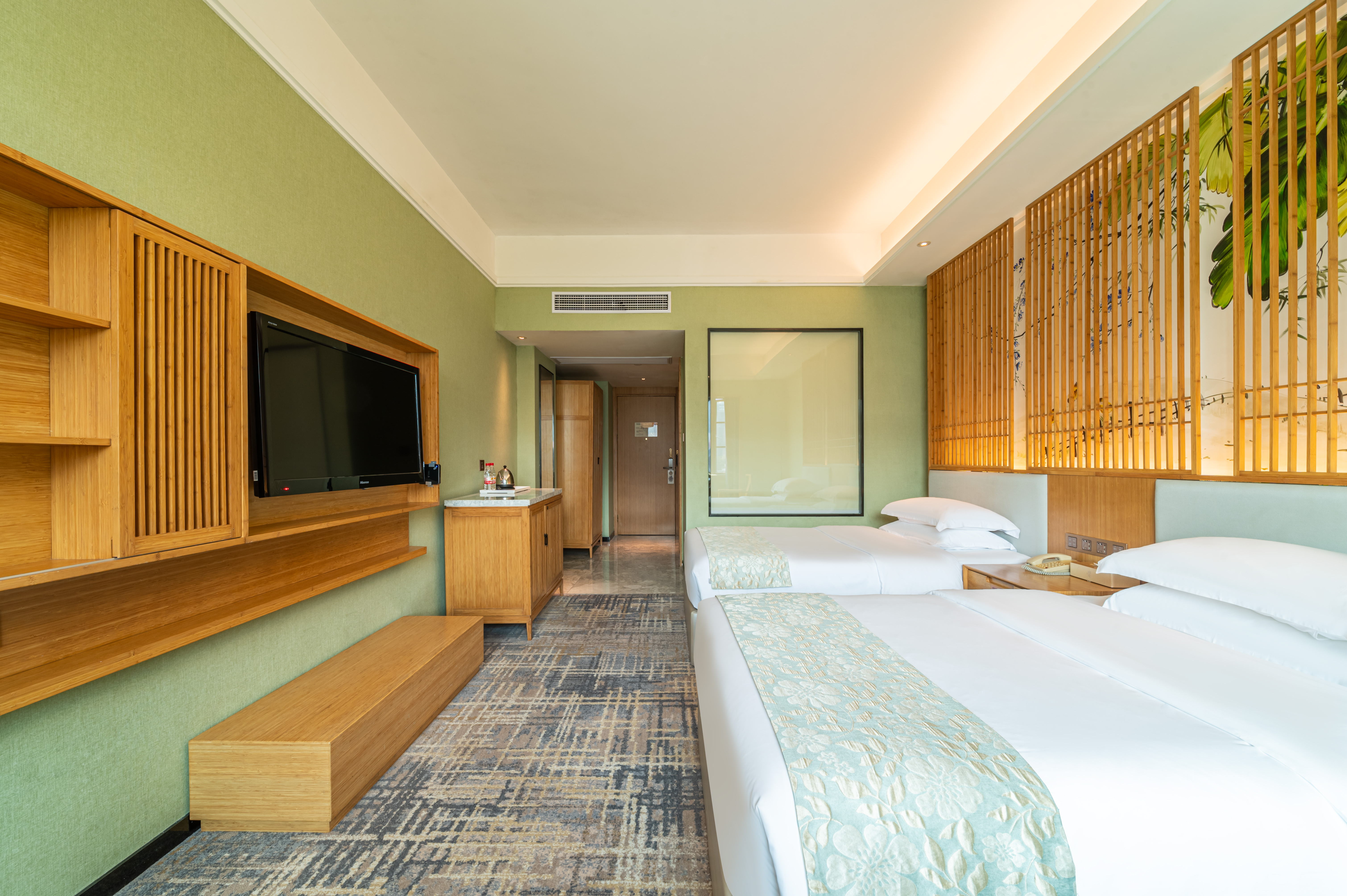 Meiyuan Hotel豪华瑞竹双床房