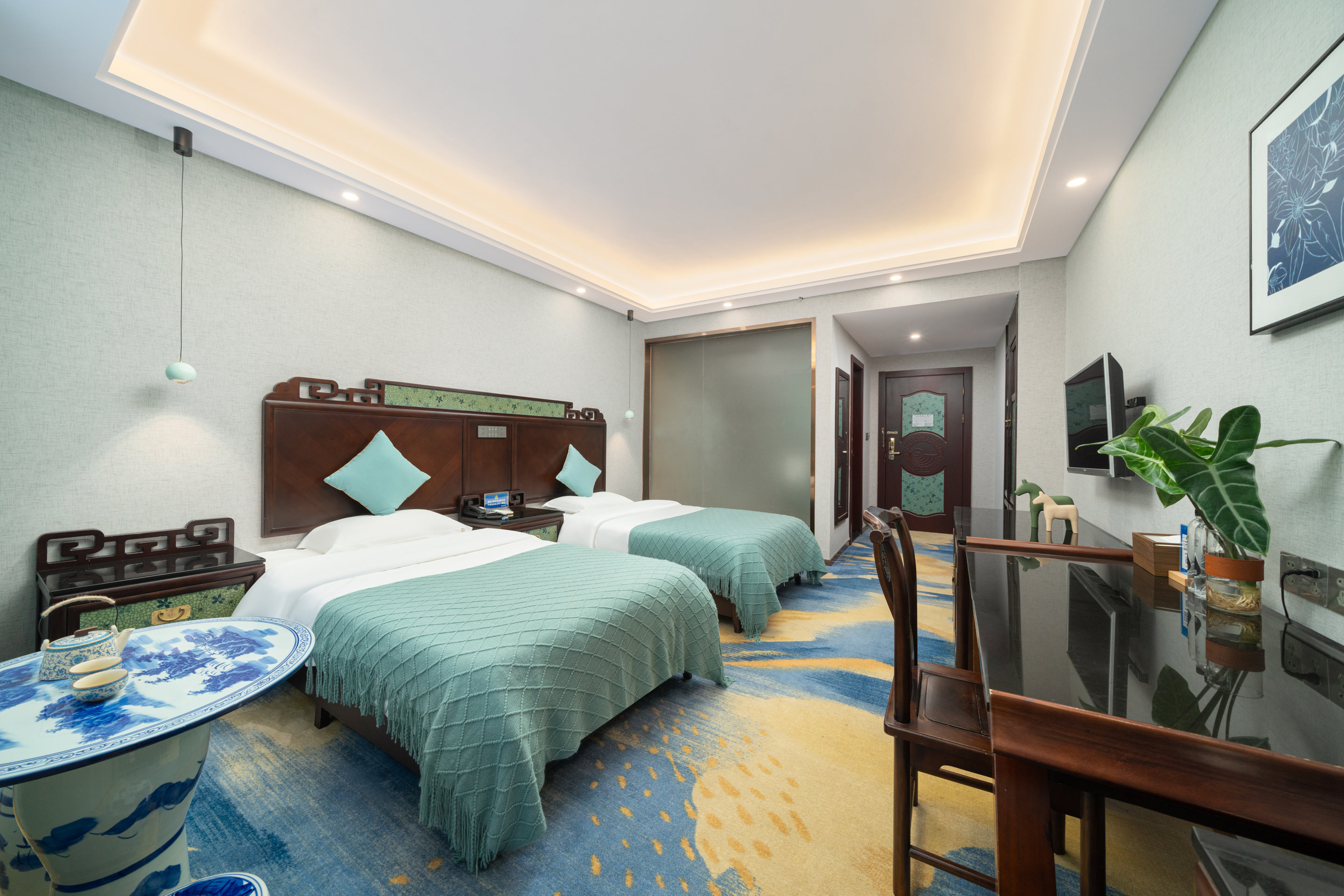 青花?印象双床房