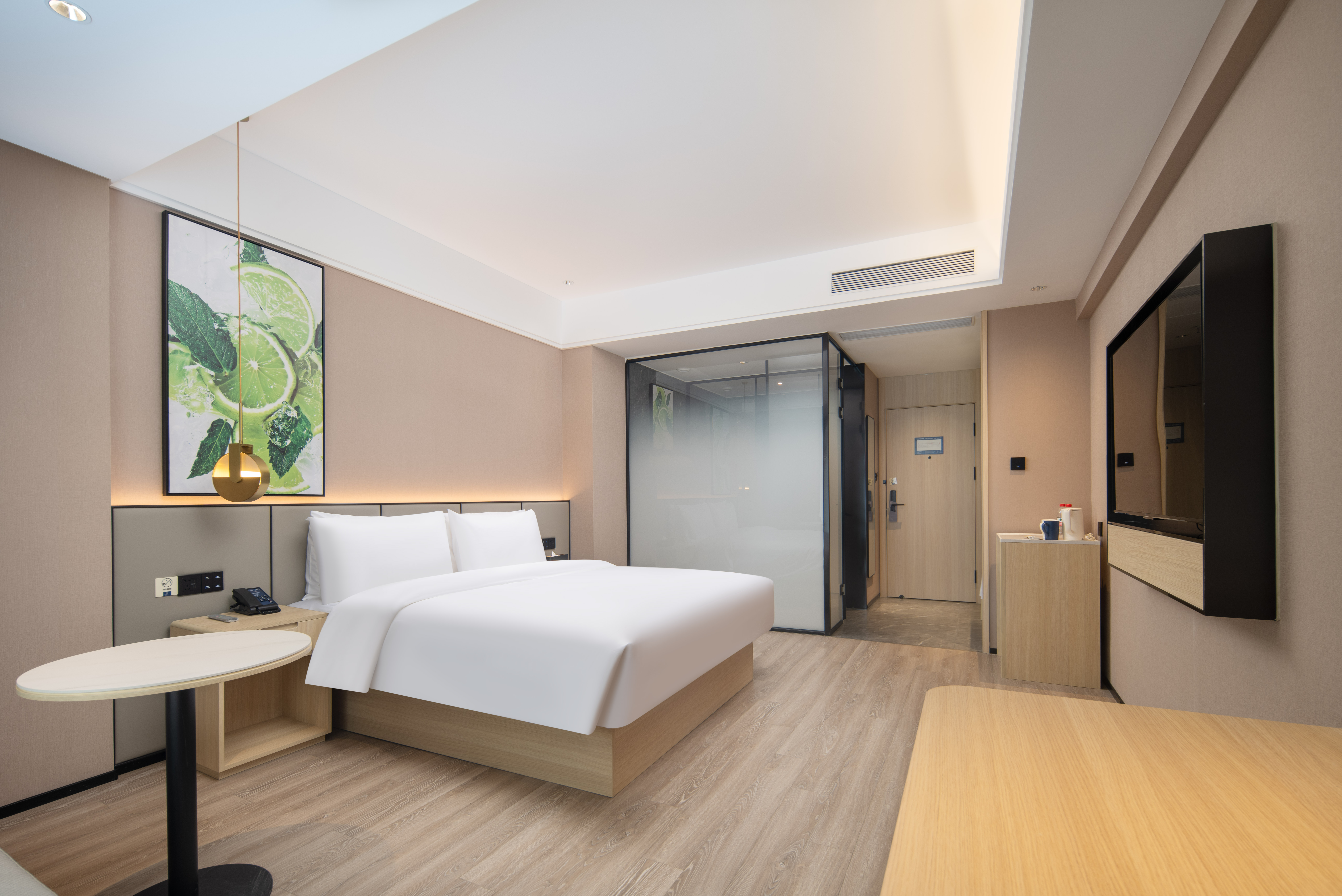 大床房【落地窗+电视投屏+智能客控】