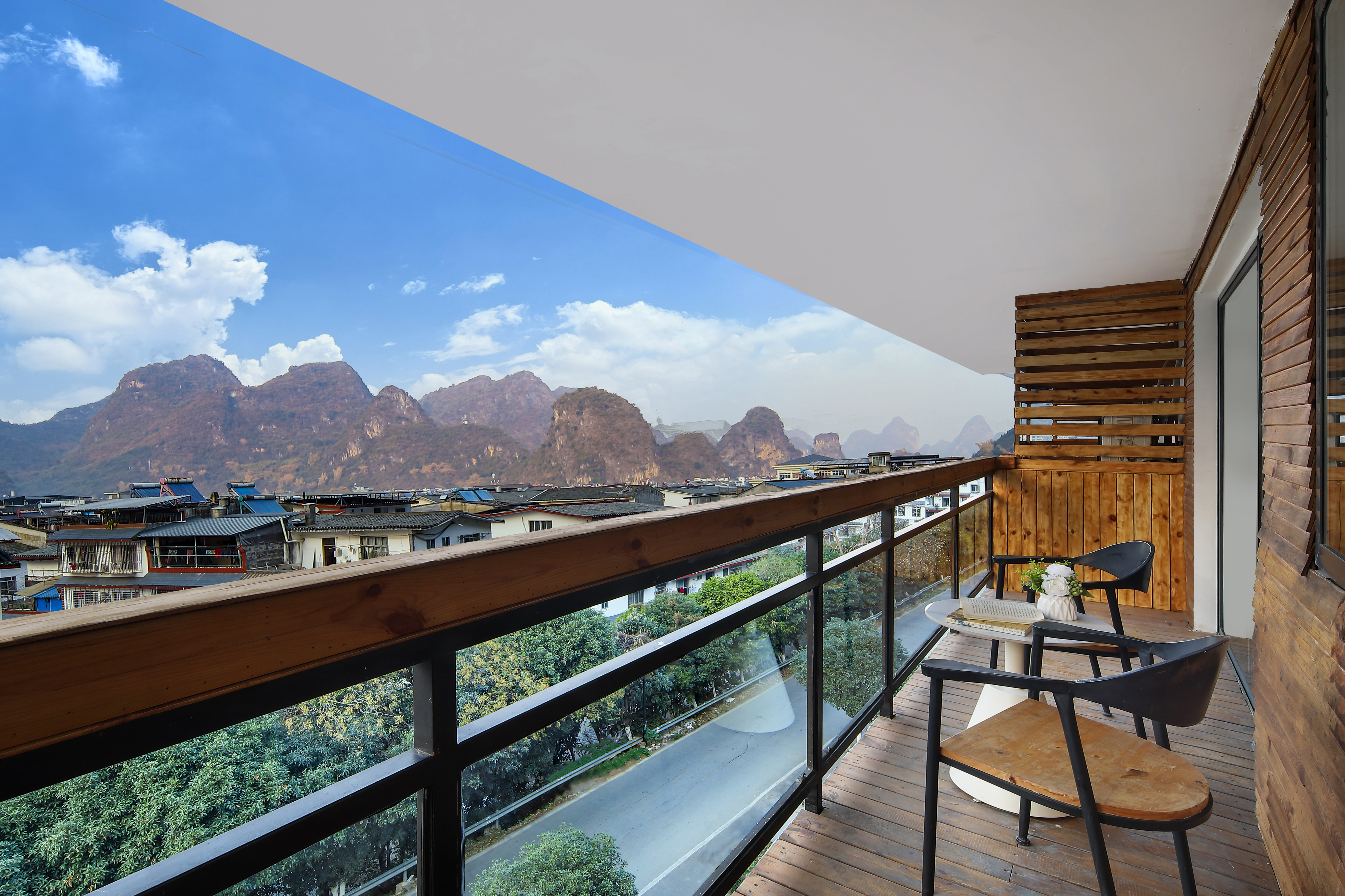 悦山阳台家庭套房（观景阳台+休闲沙发+浴缸+4k电视）