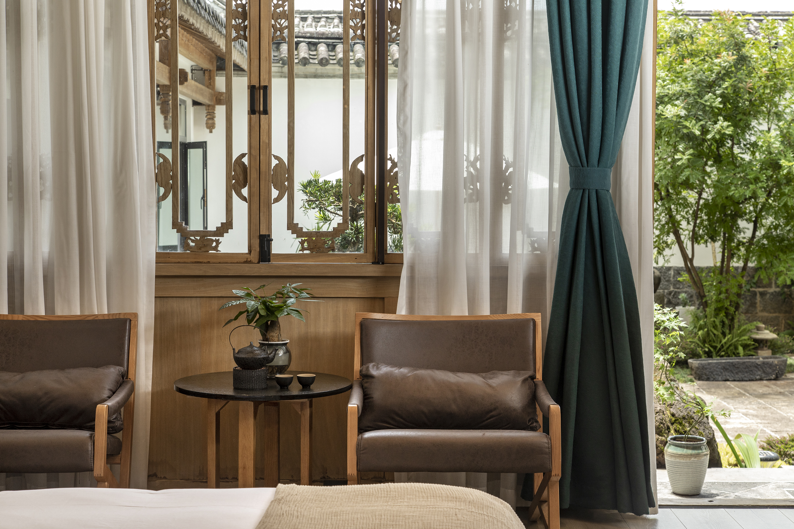 安逸·舒享庭院雙床房