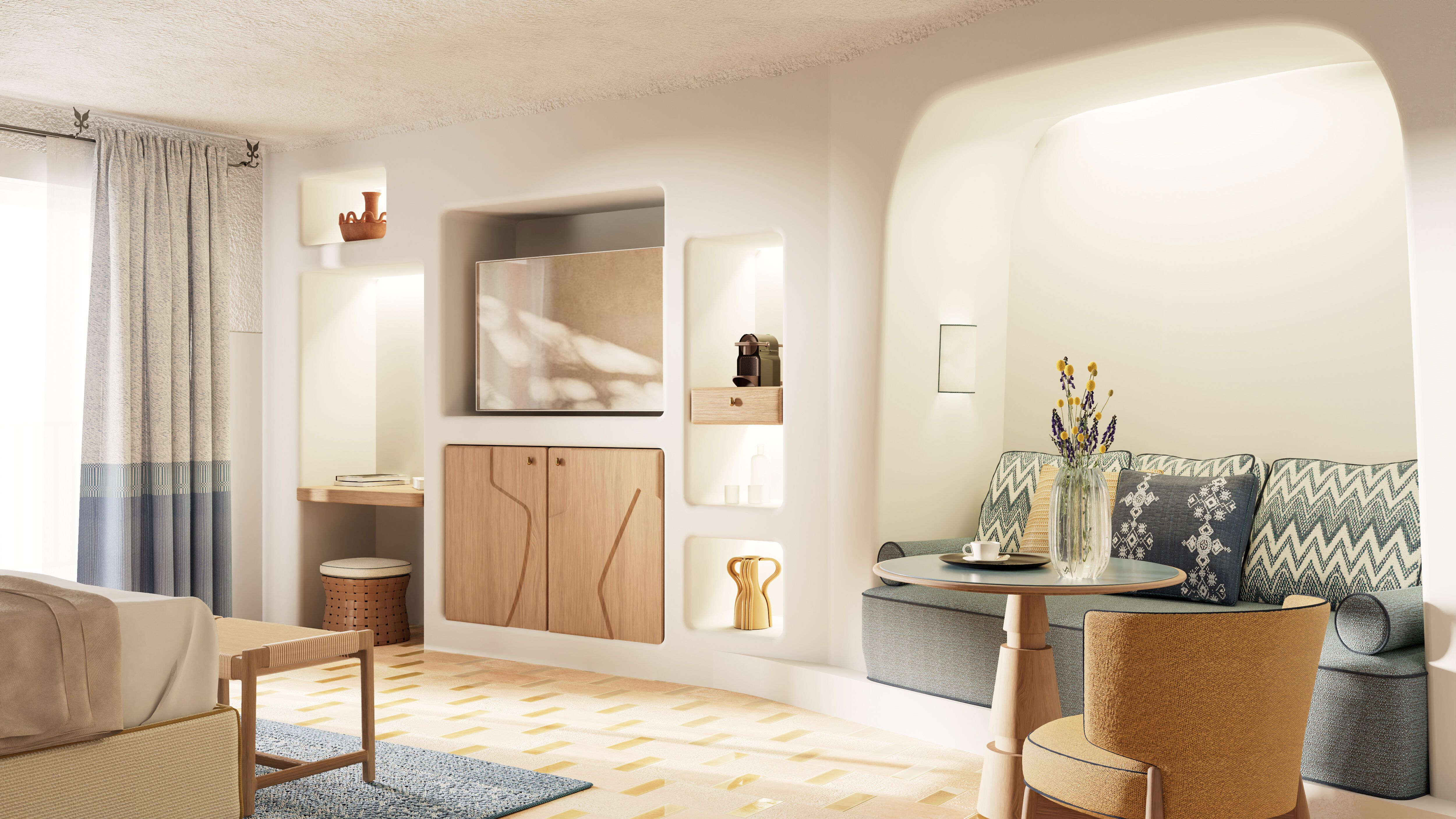 多尔斯小型套房，带露台