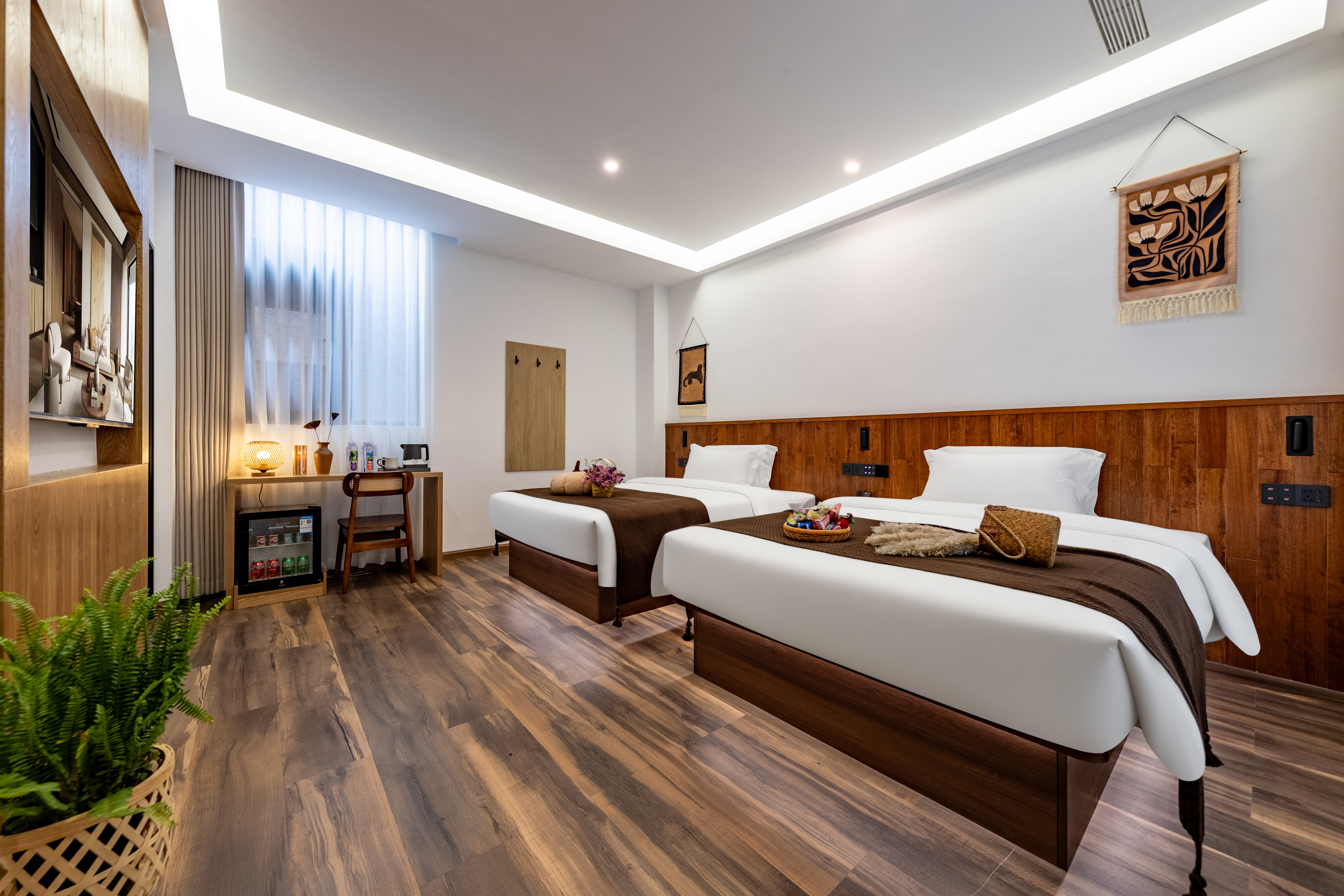 半山丨养心禅幽双床房丨慕思床垫+pote柏缇木香洗沐护