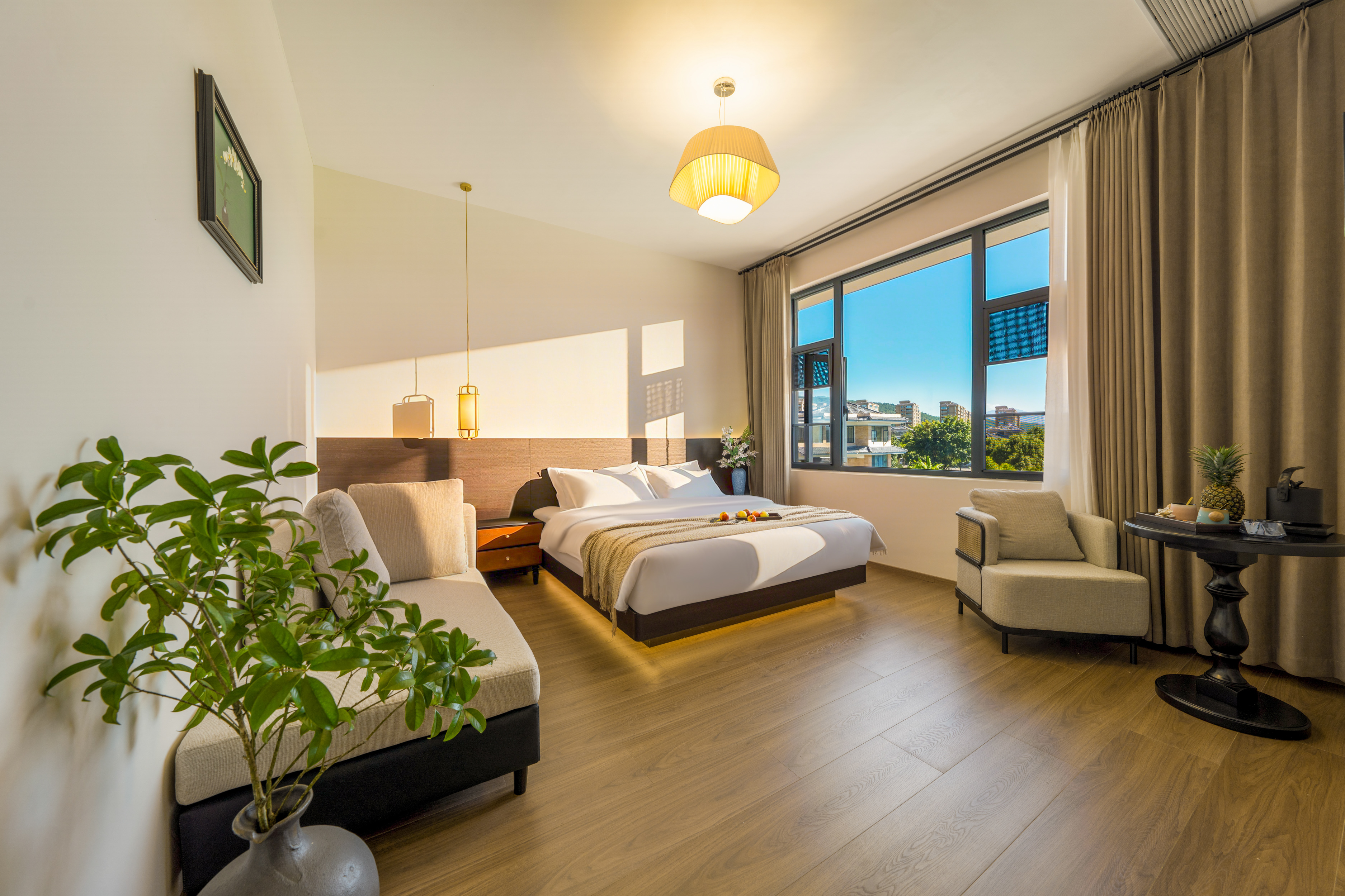 【玖安·阳光大床房】岫居静卧|琉光映庭〉