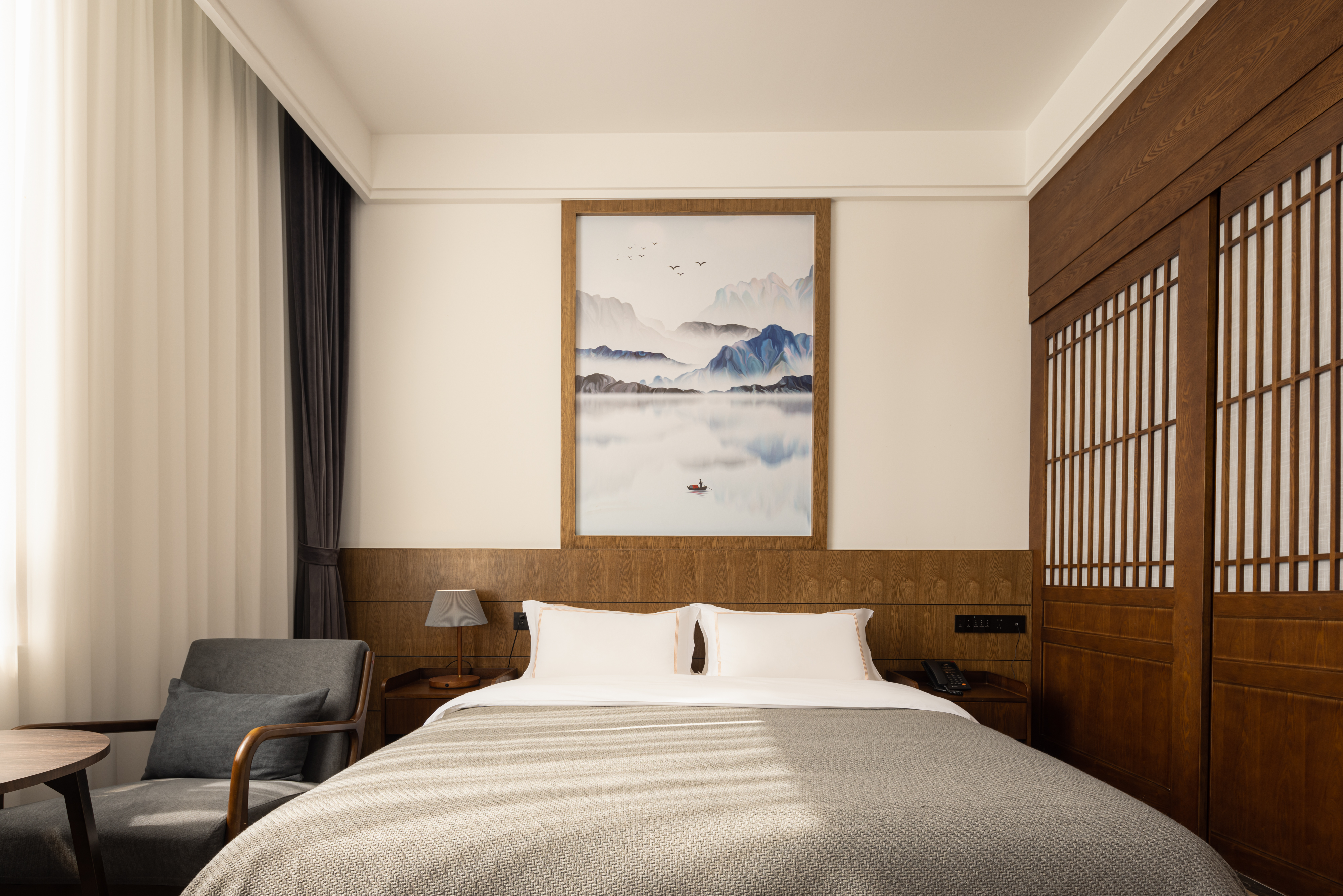 Yifeng Pastoral Scenic Double Bed Room