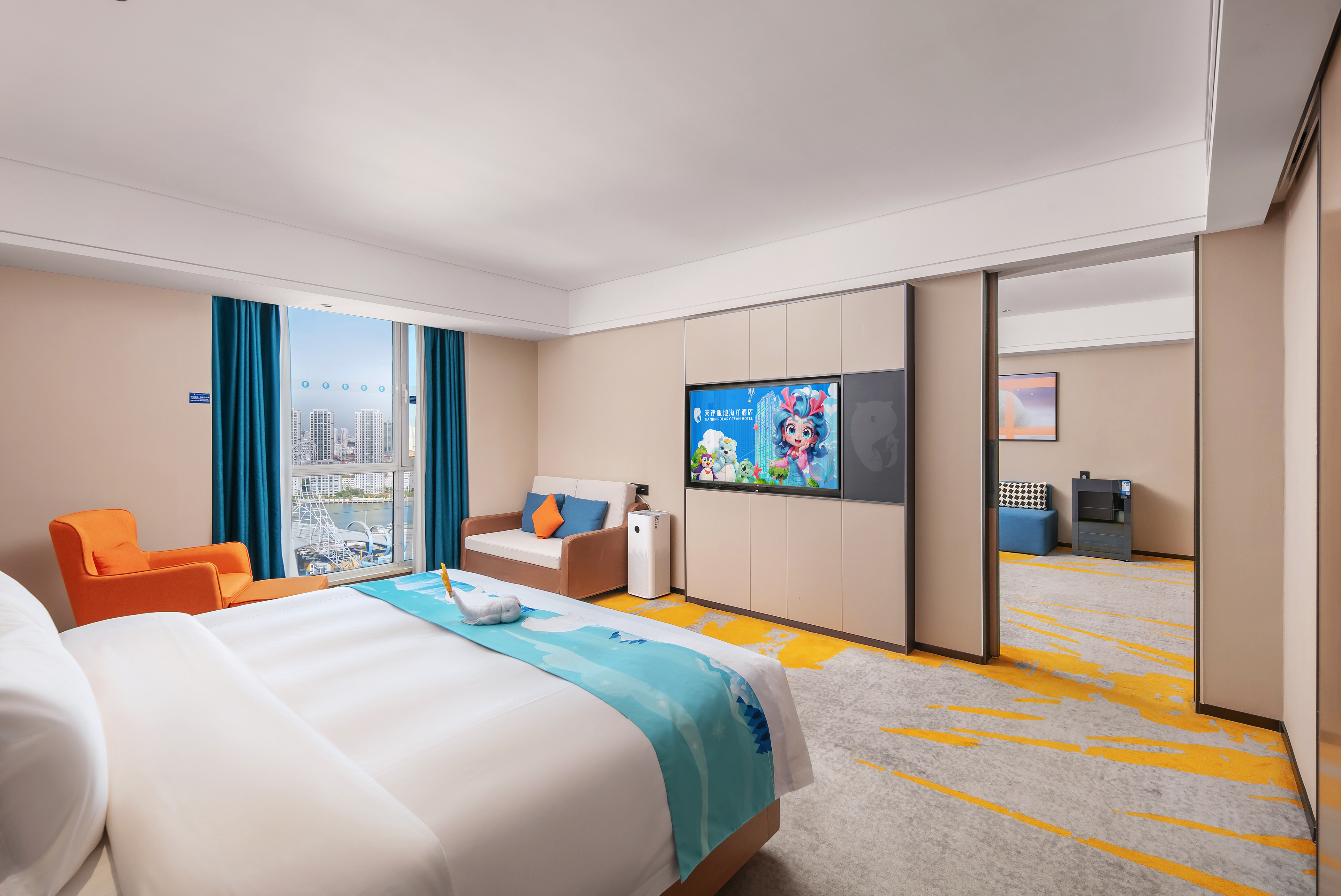 海洋奇遇主题套房（双卧室）