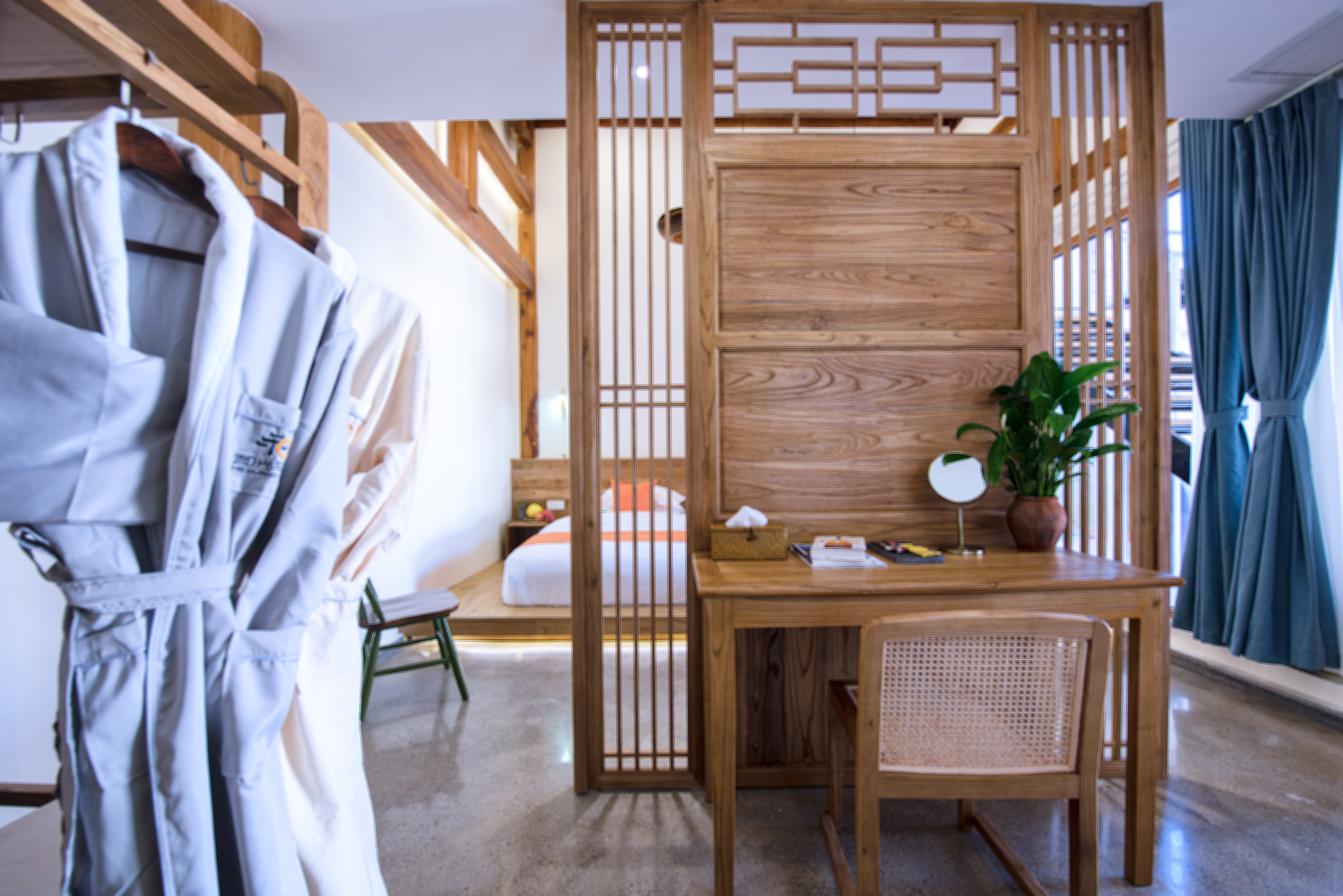 運時·悦享無憂雙床房「榻榻米·金可兒舒睡床墊·恆温花灑·原木傢俱」