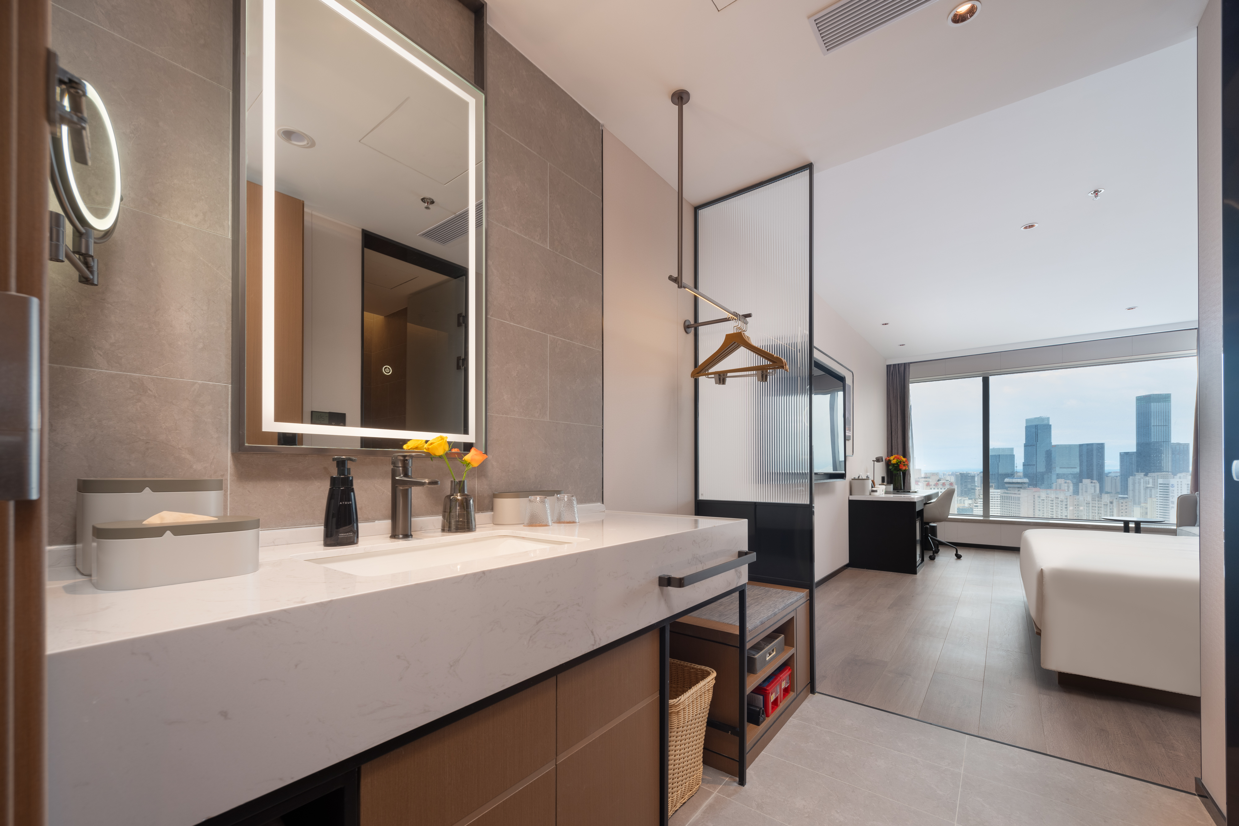 Superior Double Bed Room With Sky View/Xiaodu Smart Control/Smart Toilet/Mobile Screen Casting