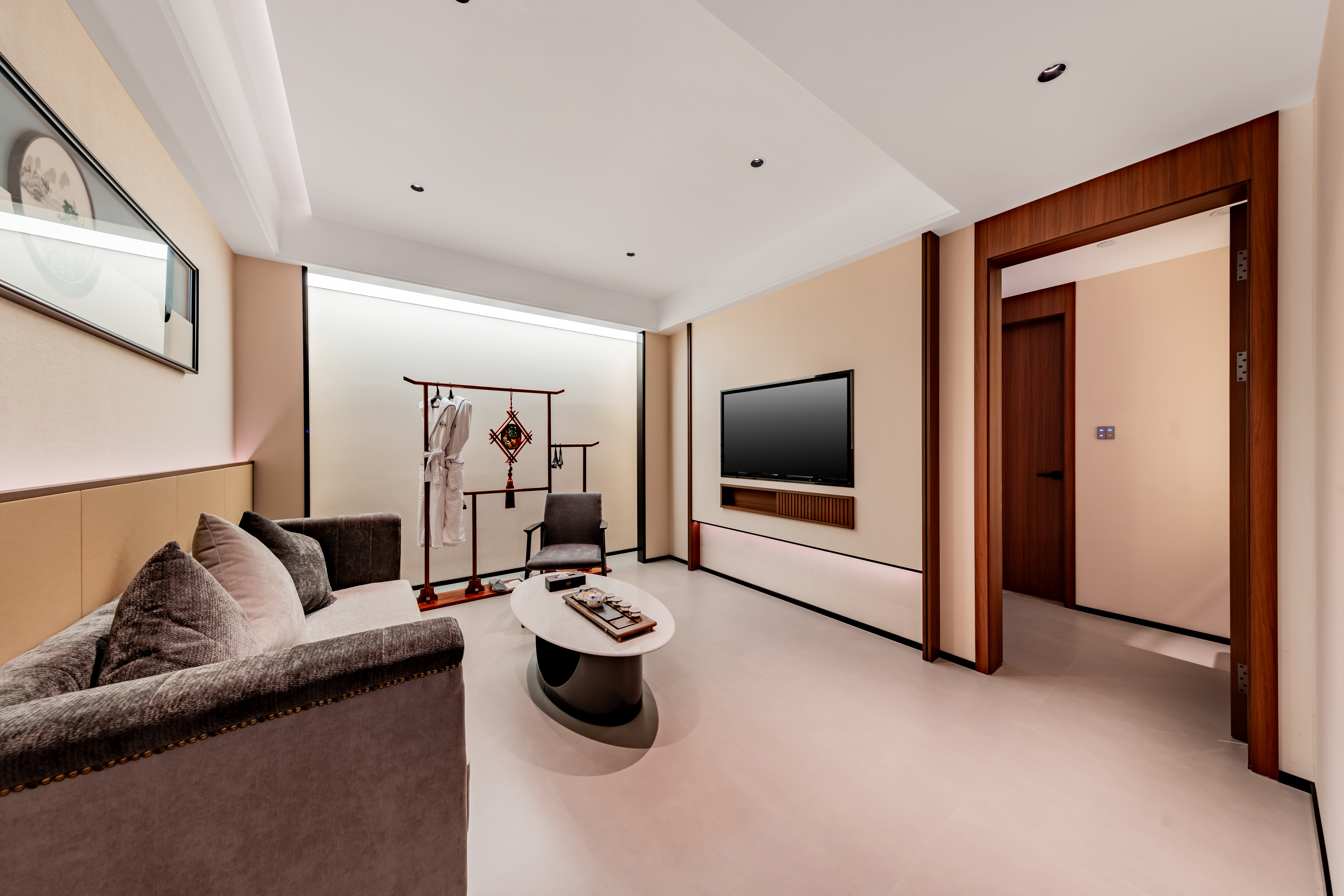 商务套房『迷你小冰箱?商务洽谈?270°城景?全屋智能』