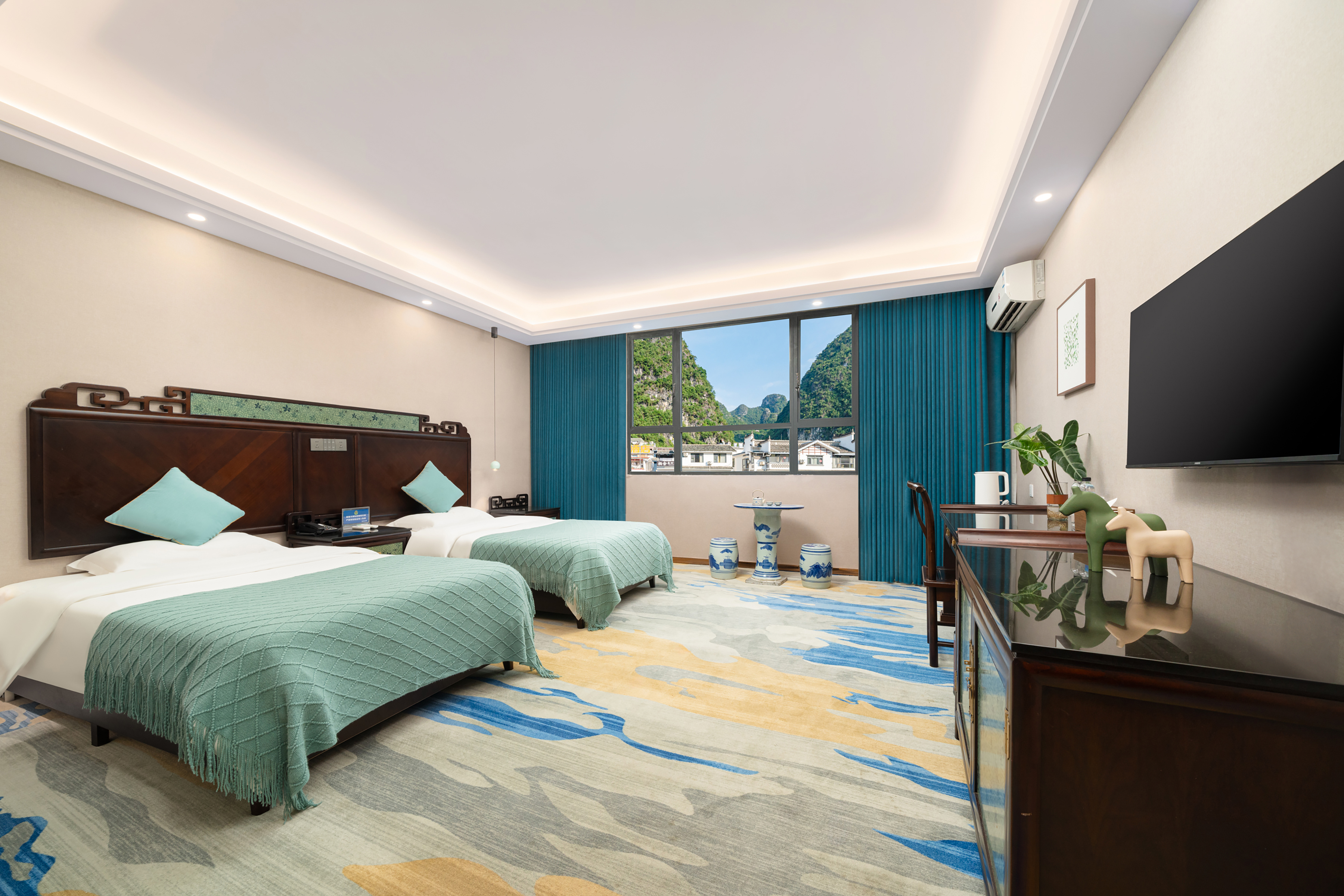 青花·御景双人房